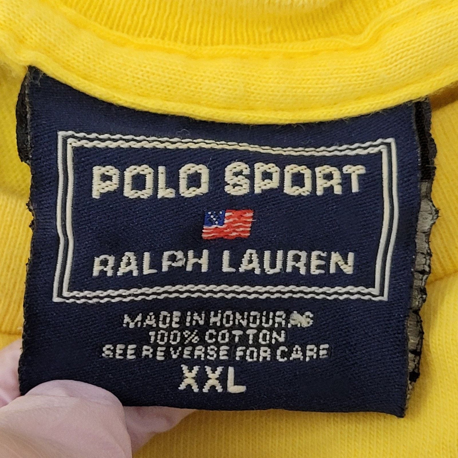 Ralph Lauren VTG Y2K Ralph Lauren POLO Sport Shirt 2XL 27x27 Crop Baggy Size US XXL / EU 58 / 5 - 14 Thumbnail
