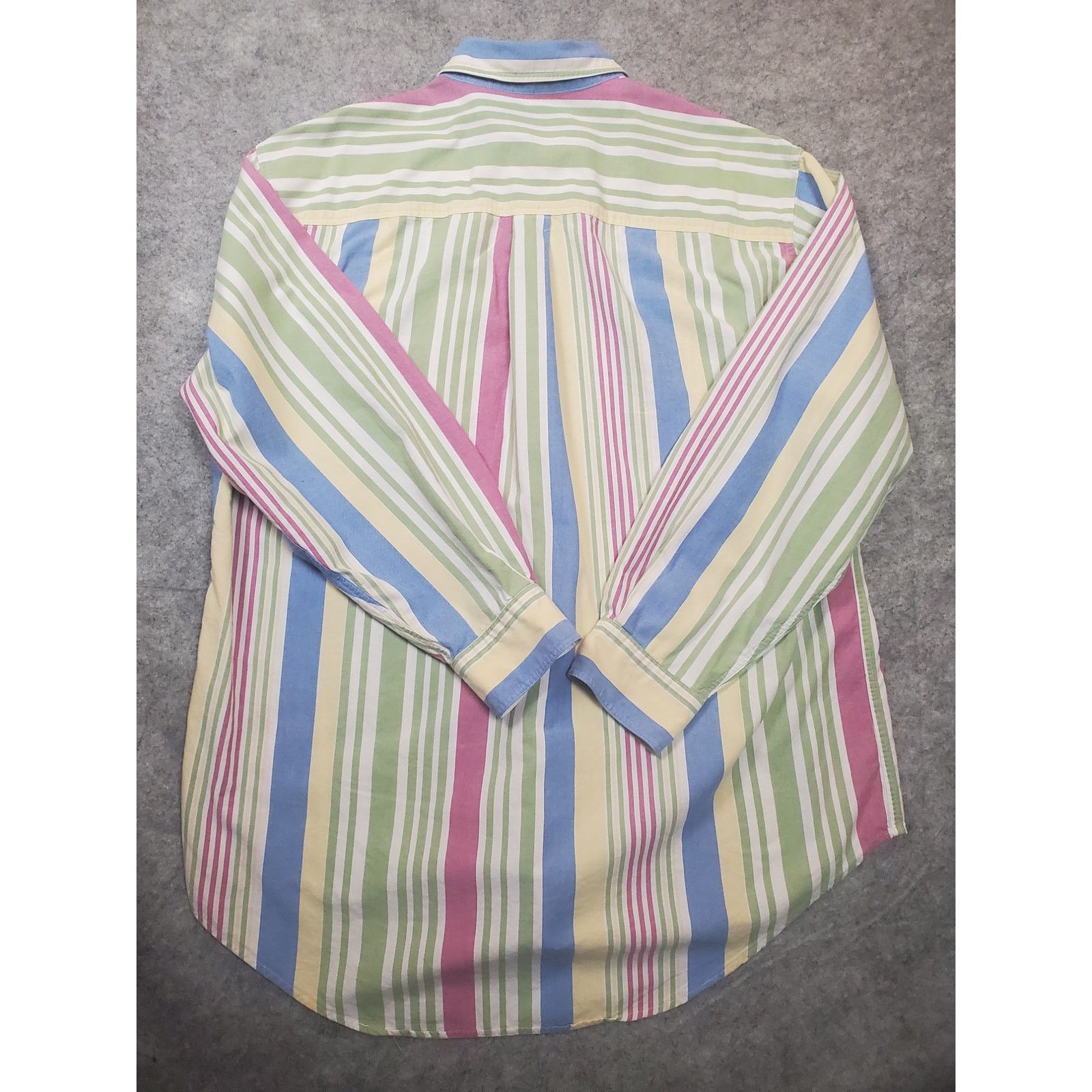 Lands' End VTG Land's End Men's Large Stripe LS Button Down Shirt Size US L / EU 52-54 / 3 - 2 Thumbnail