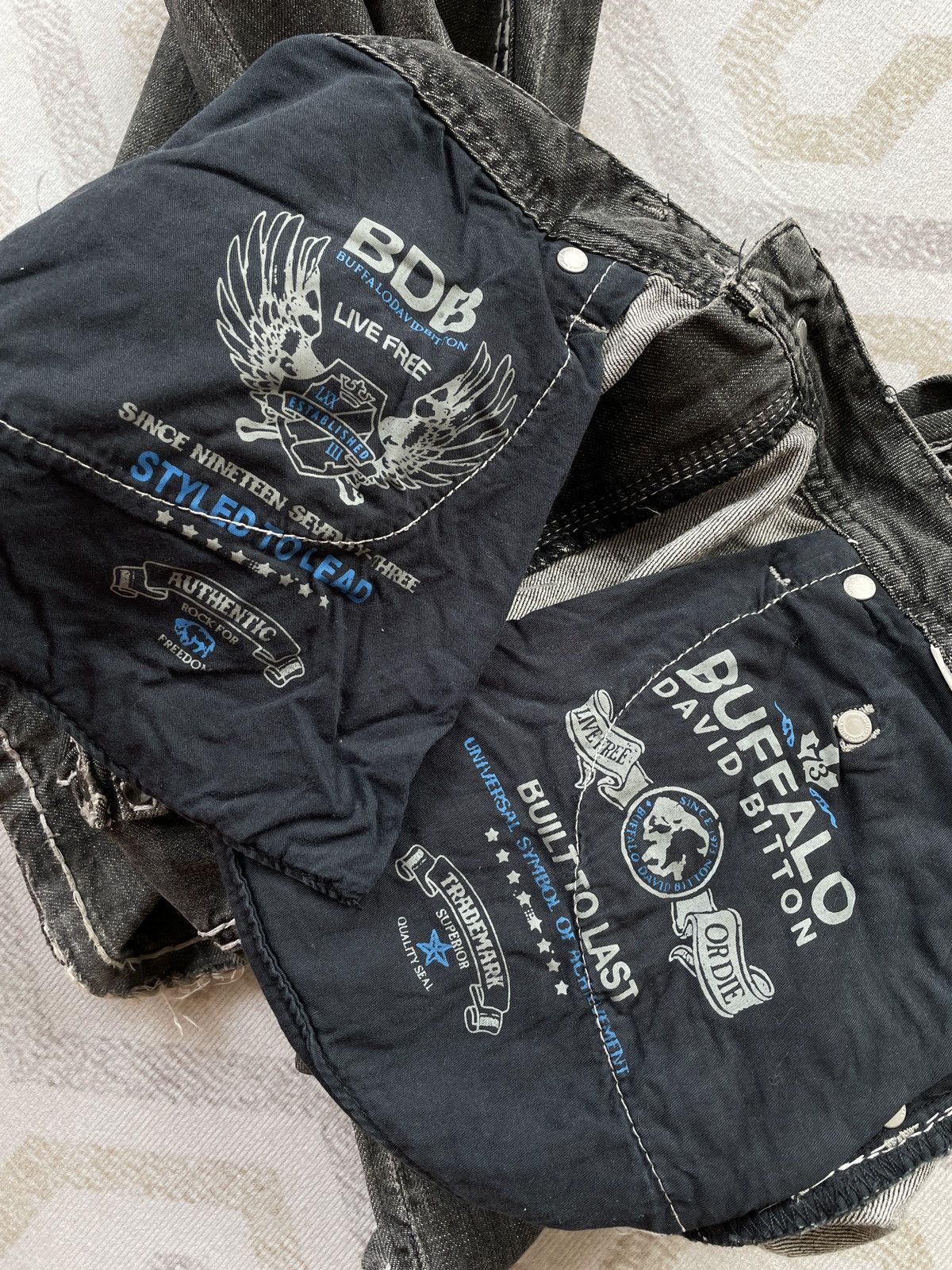 Buffalo David Bitton Buffalo David Bitton Deakon Jeans Size US 36 / EU 52 - 8 Thumbnail