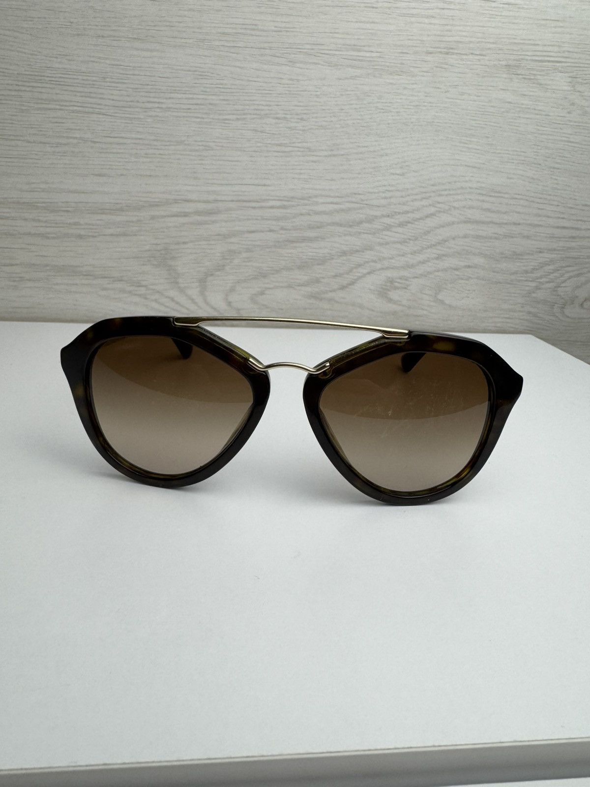 Prada Prada Sunglasses SPR 12Q Tortoiseshell Vintage Size ONE SIZE - 2 Thumbnail