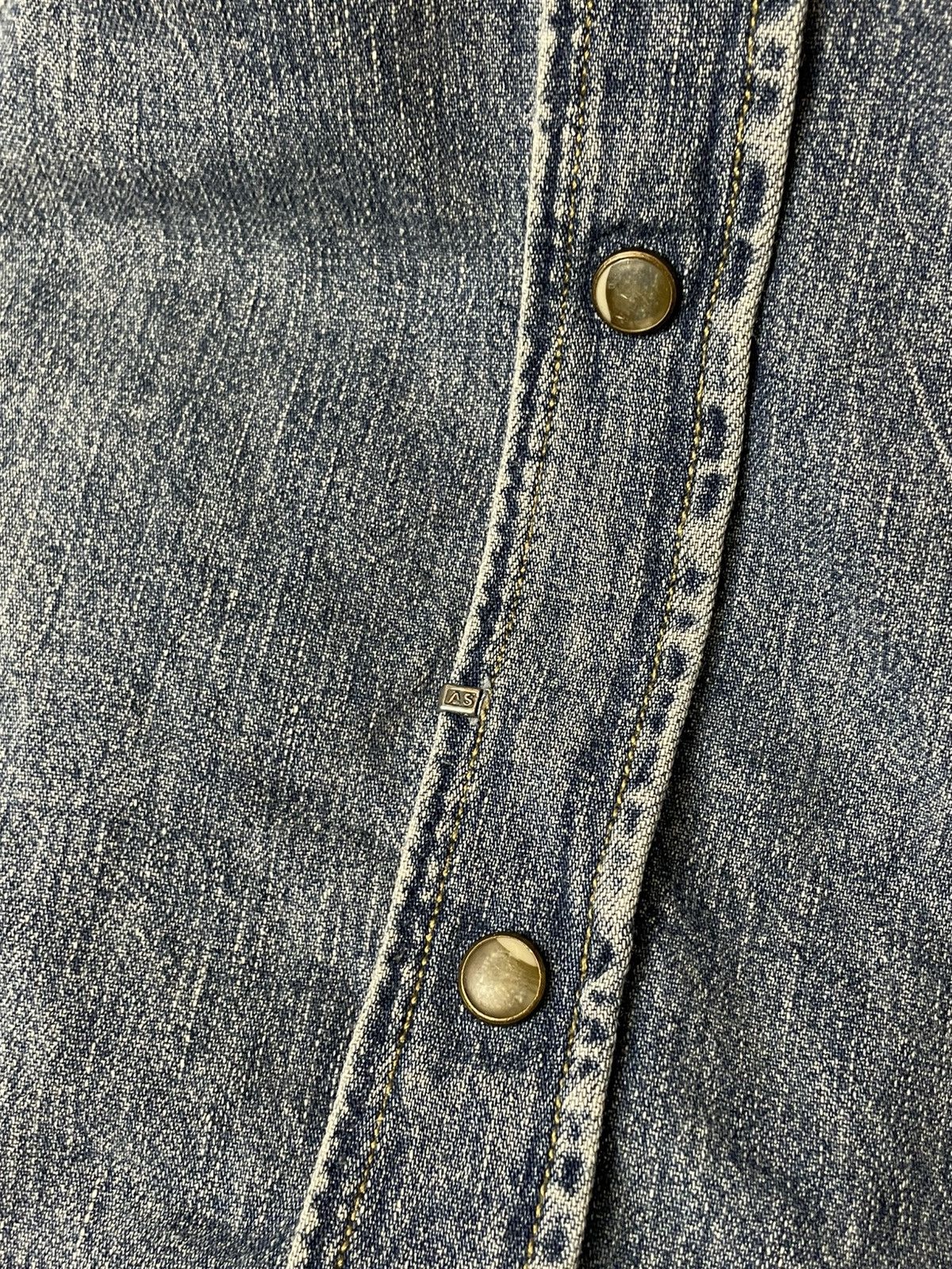 Allsaints × Vintage Allsaints Denim Shirt Western Style Size US M / EU 48-50 / 2 - 5 Thumbnail