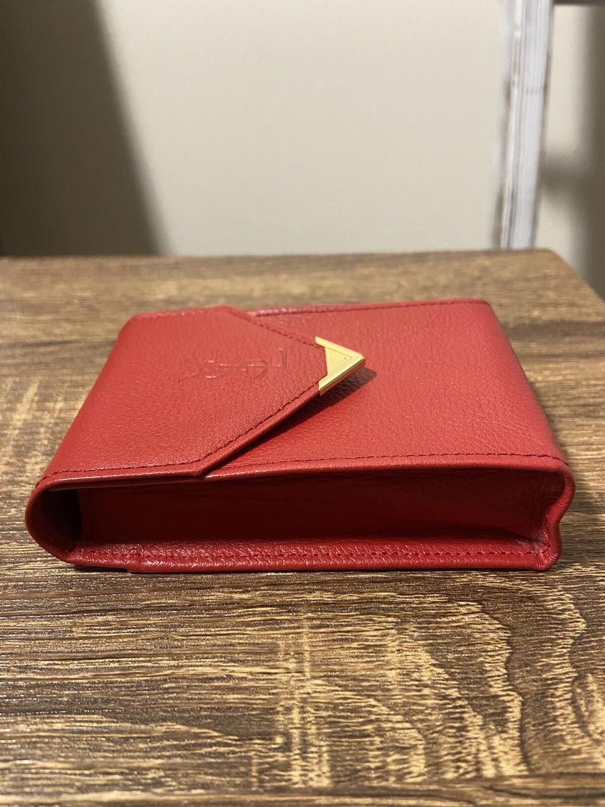 Saint Laurent Paris YSL Saint Laurent red gold cigarette case multi pouch, good Size ONE SIZE - 9 Thumbnail