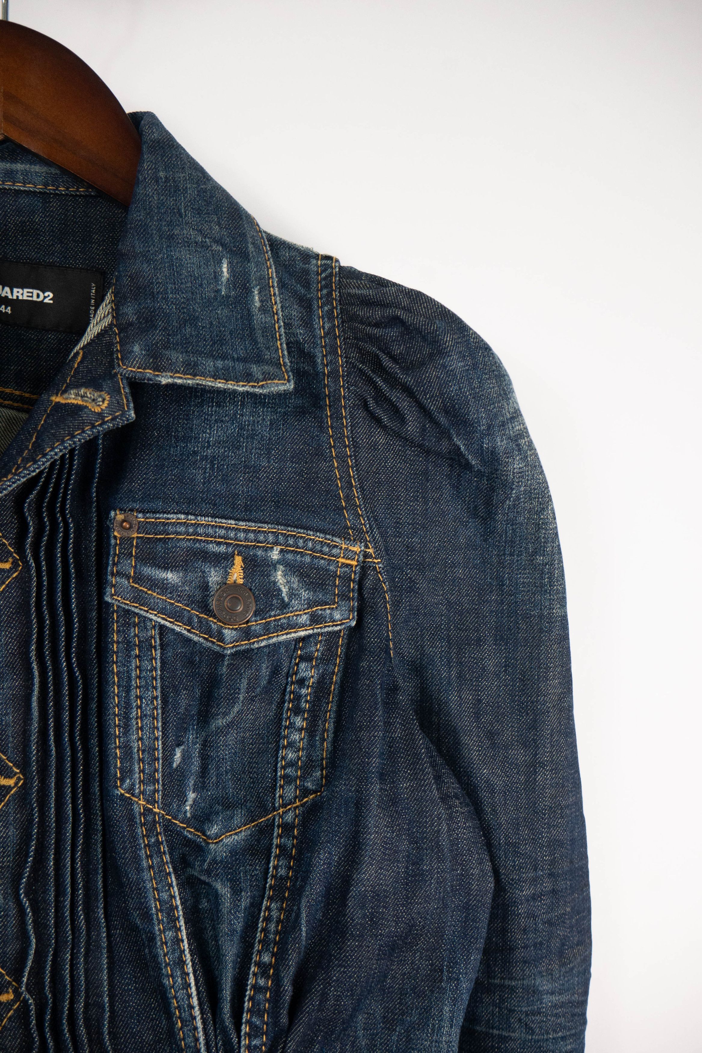 Dsquared2 Dsquared2 denim jacket – katana style, aesthetic streetwear Size M / US 6-8 / IT 42-44 - 2 Thumbnail
