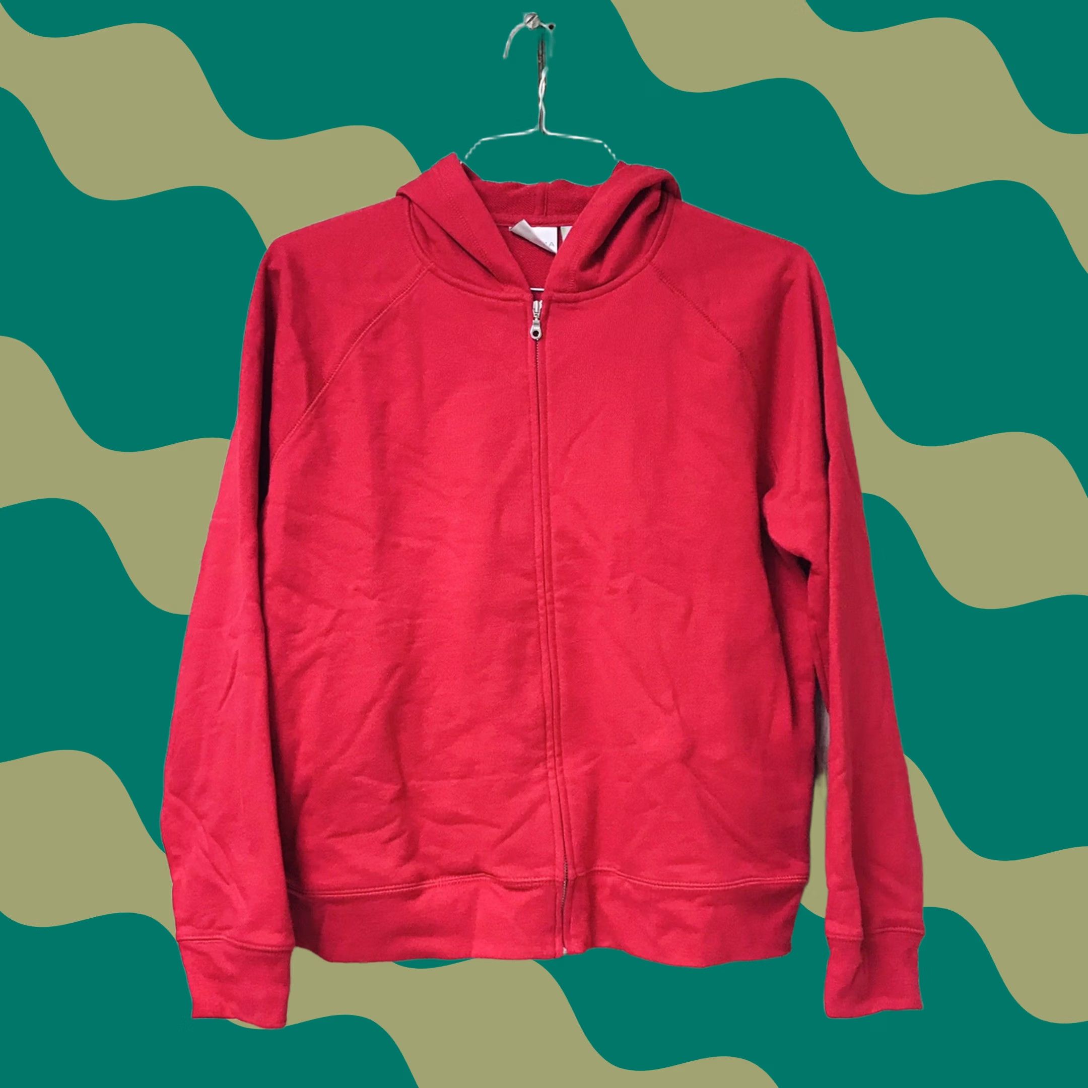 Vintage VINTAGE Sonoma Women Yacht Red Full Zip Lightweight Hoodie Sweatshirt L Size L / US 10 / IT 46 - 1 Thumbnail
