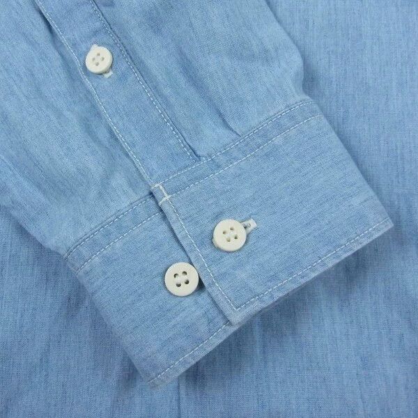 Visvim visvim 21SS CHORE P. W. SHIRT L/S CHAMBRAY Long Sleeve Shir Size US L / EU 52-54 / 3 - 3 Thumbnail