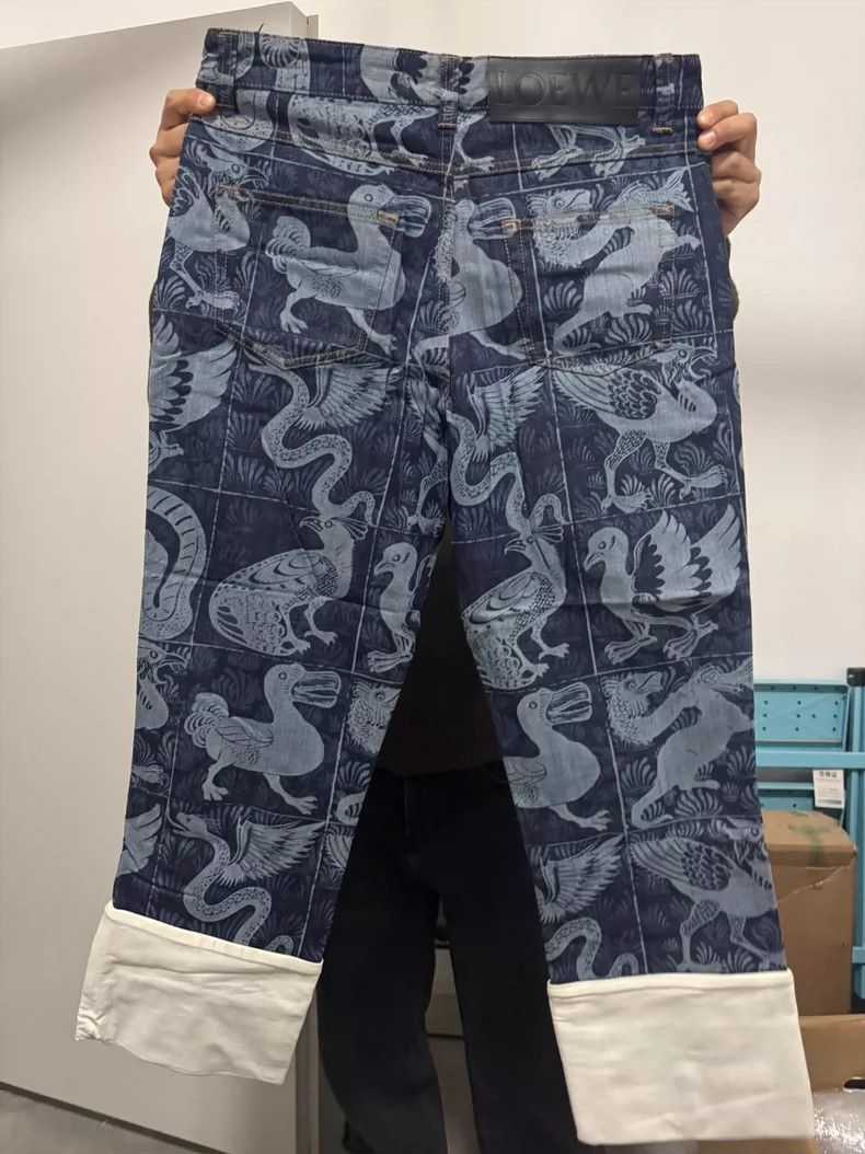 Loewe Loewe All-body printing and dyeing men's jeans Size US 32 / EU 48 - 2 Thumbnail