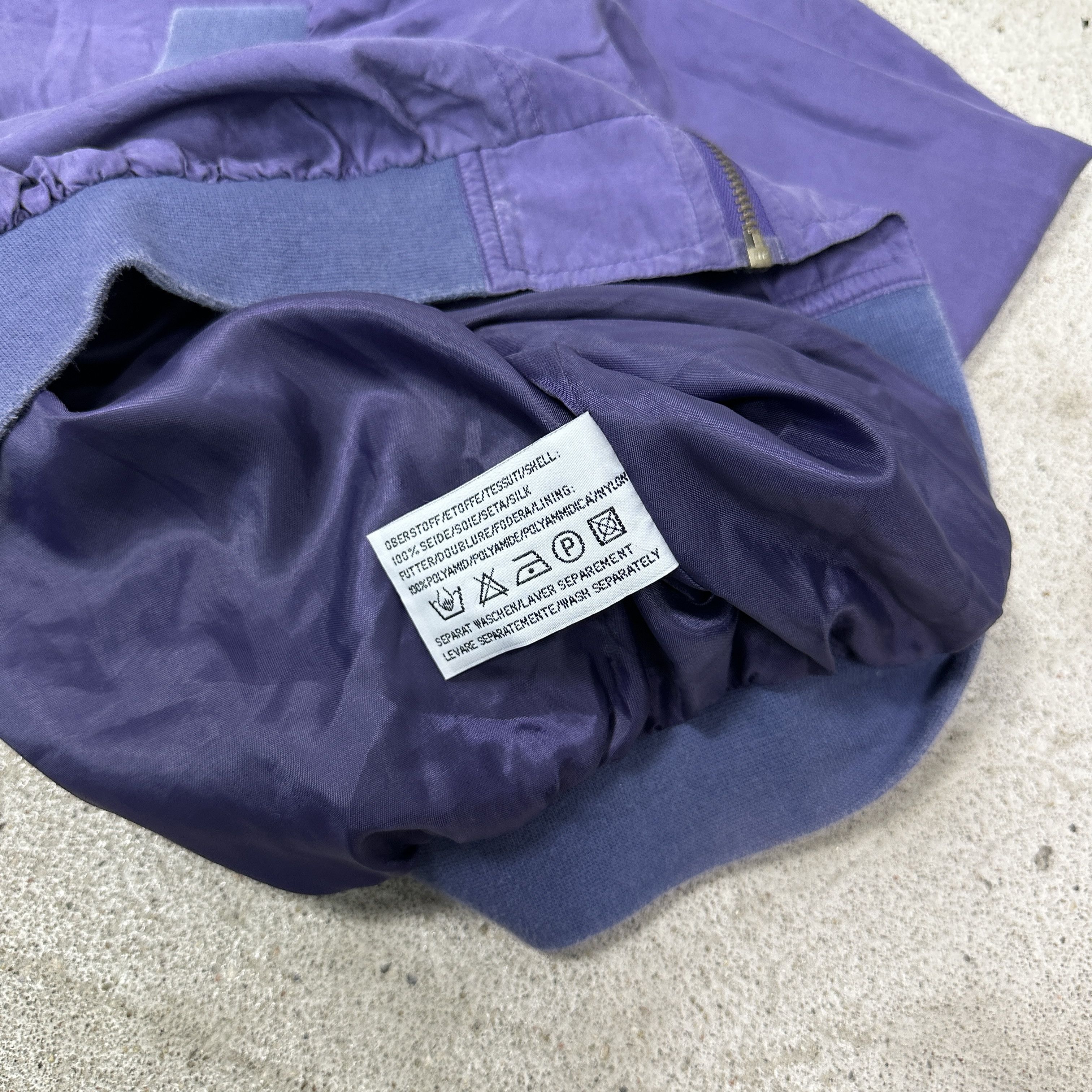 Vintage Vintage Preppy Casual Streetwear Bomber Jacket 100% Silk Size M / US 6-8 / IT 42-44 - 5 Thumbnail