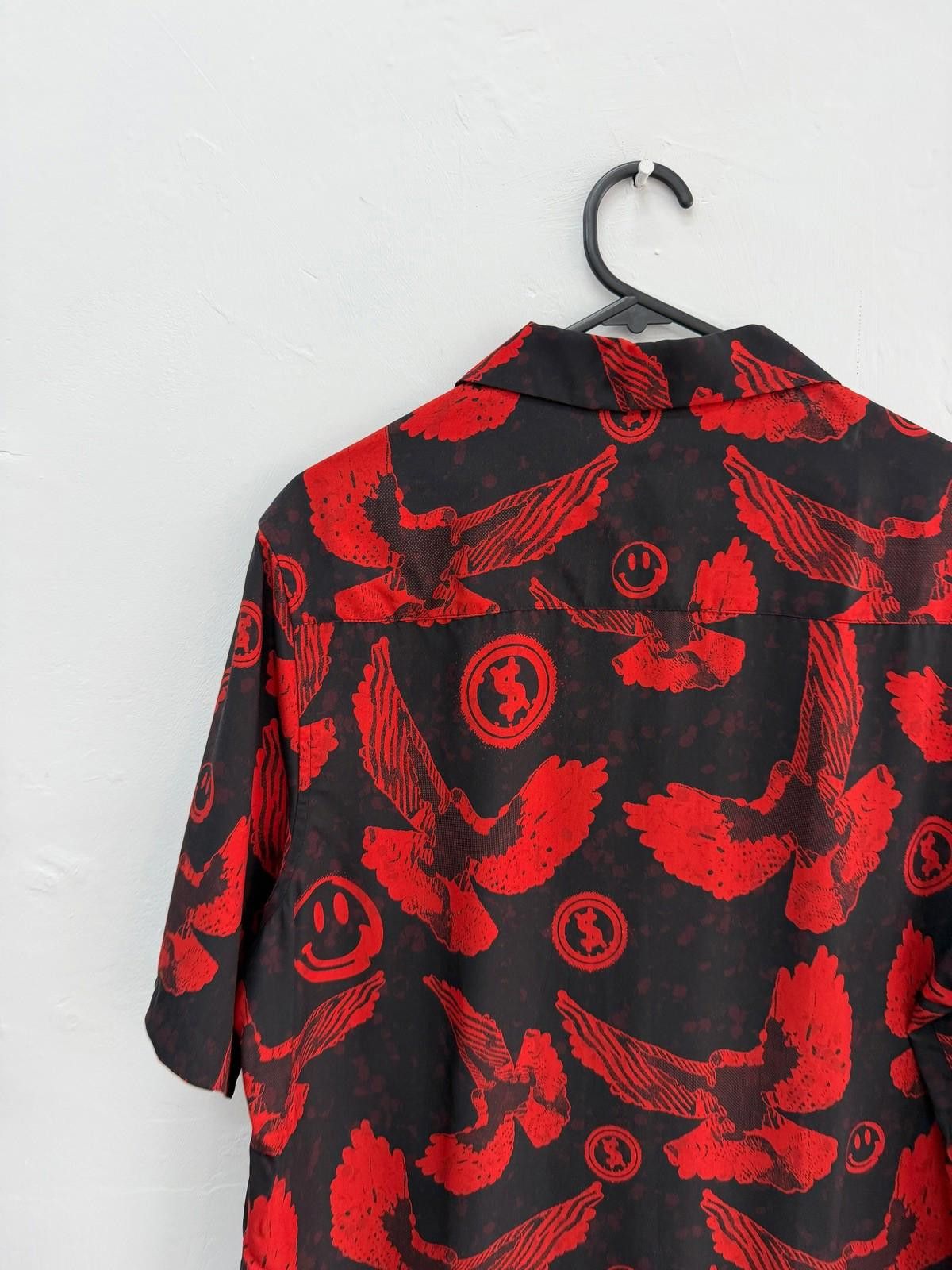 Ksubi new ksubi medium m short sleeve resort shirt red flight Size US M / EU 48-50 / 2 - 5 Thumbnail