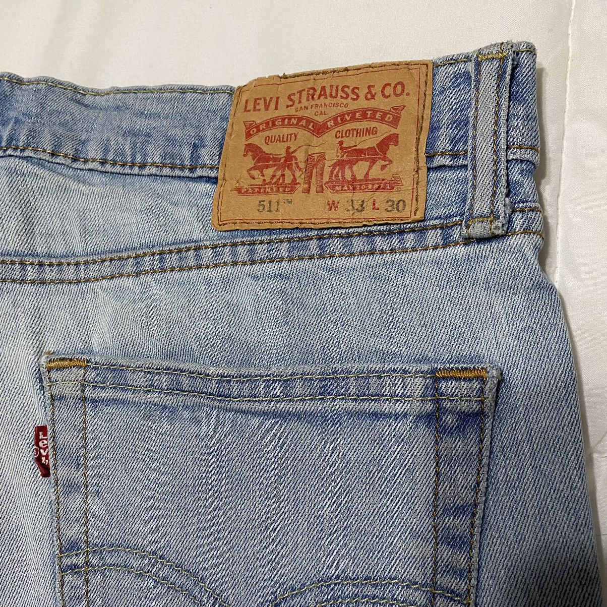 Levi's Light Wash Levi’s 511 Denim Jeans Size US 33 - 11 Thumbnail