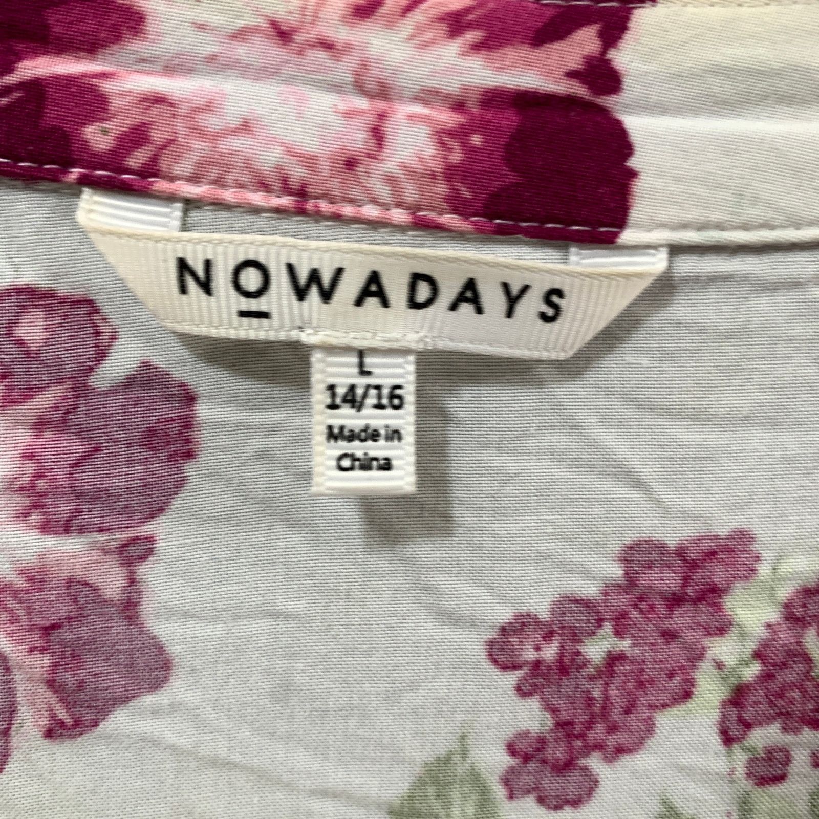 Other NOWADAYS Kimono Floral Print Shirt Women Large Size L / US 10 / IT 46 - 3 Thumbnail