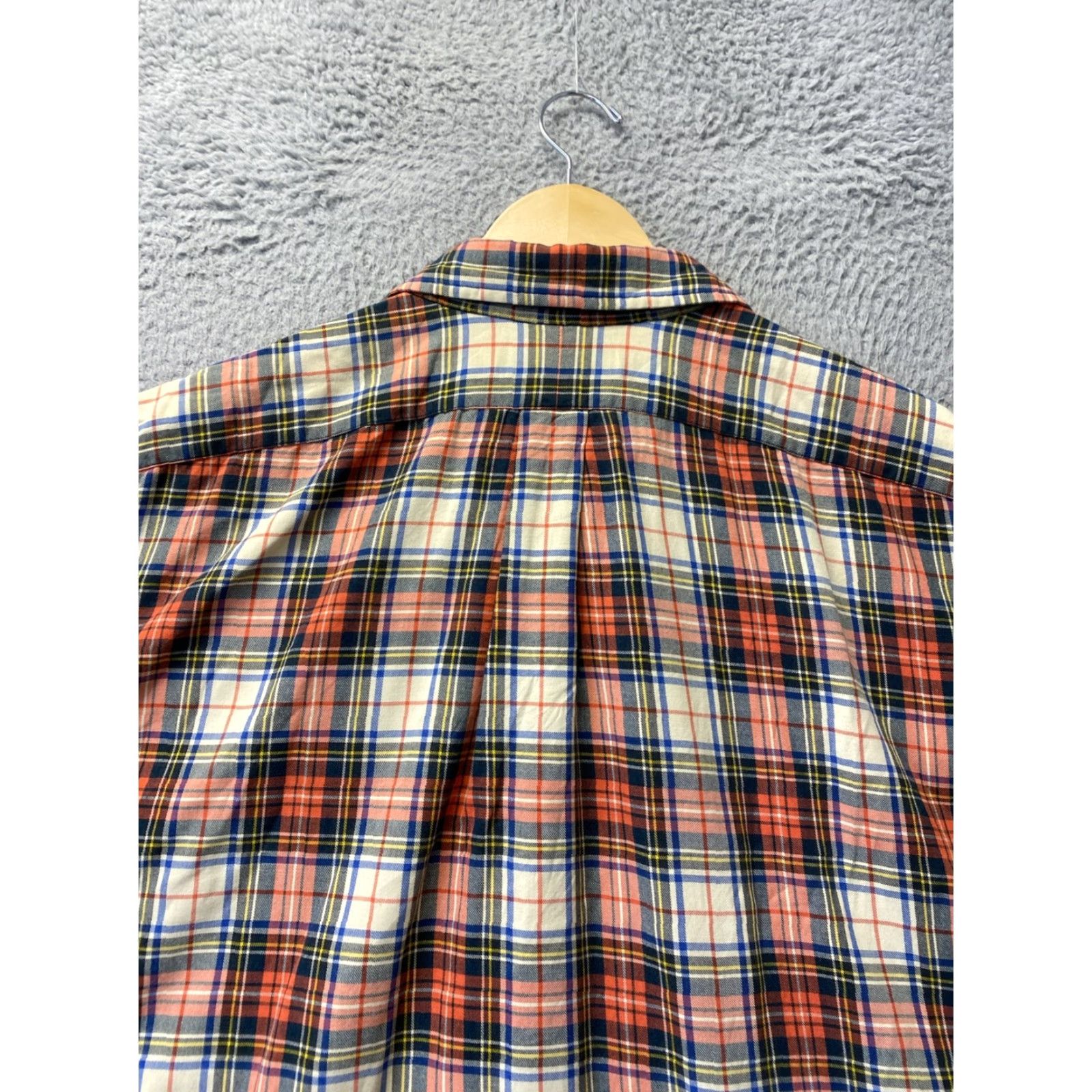 Polo Ralph Lauren VINTAGE Polo Ralph Lauren Shirt Mens 2XL Short Sleeve Red Plaid Button Up Casual Business Travel Size US XXL / EU 58 / 5 - 8 Thumbnail