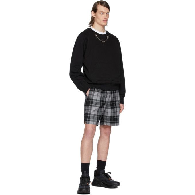 Neil Barrett Neil Barrett Black Thunderbolt Chain Sweatshirt Size US L / EU 52-54 / 3 - 4 Thumbnail