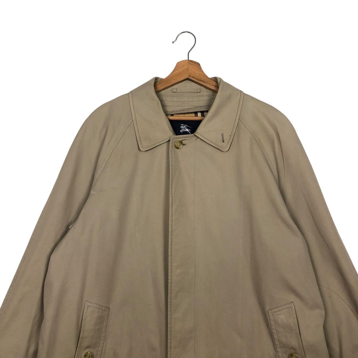 Burberry 🔥VINTAGE LONG JACKET TRENCH COAT BURBERRY LONDON NOVA CHECK Size US M / EU 48-50 / 2 - 4 Thumbnail