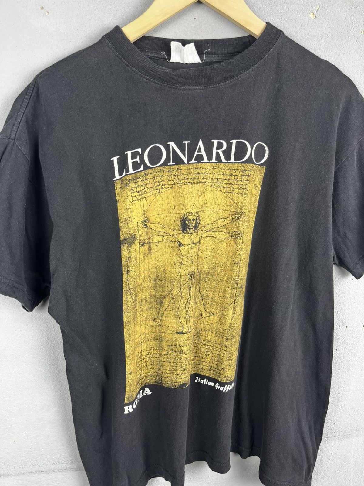 Vintage Vintage Leonardo Da Vinci Art Shirt Size Size US S / EU 44-46 / 1 - 4 Thumbnail