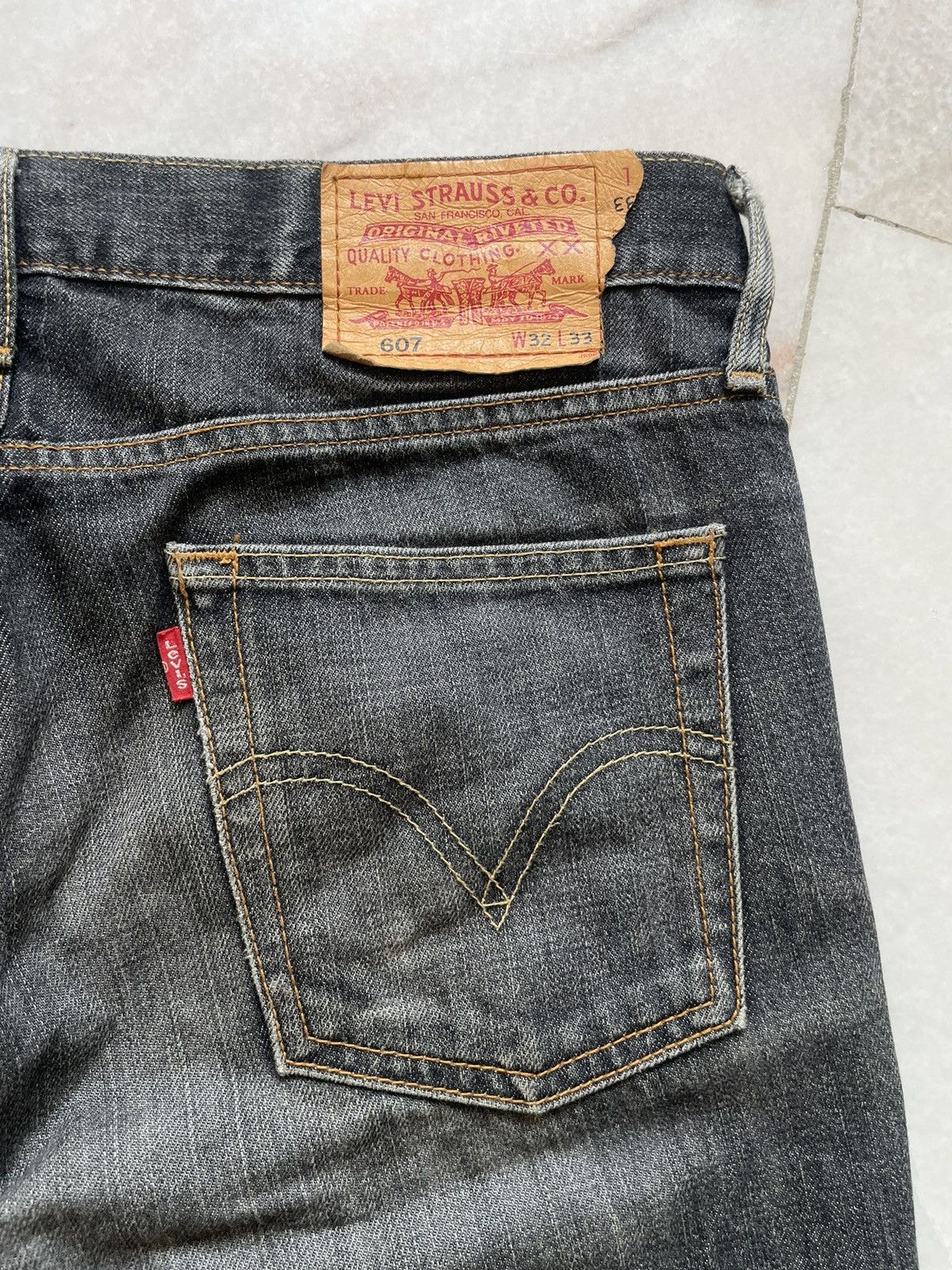 Levi's Vintage Levis 607 Flare Jeans Size US 32 / EU 48 - 7 Thumbnail