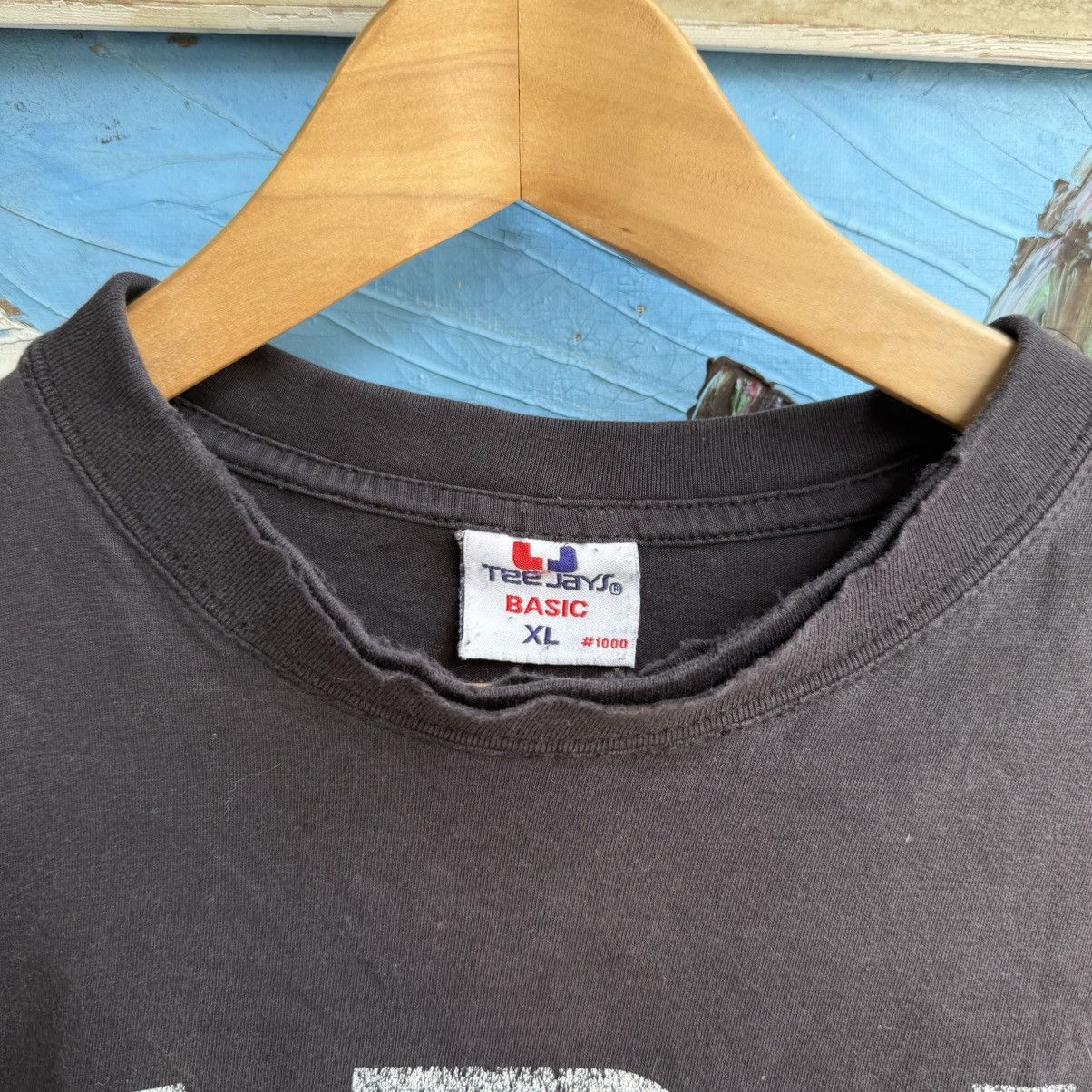 Band Tees × Vintage FBI Female Body Inspector Vintage 90s T shirt Black Thrashed Size US L / EU 52-54 / 3 - 5 Thumbnail
