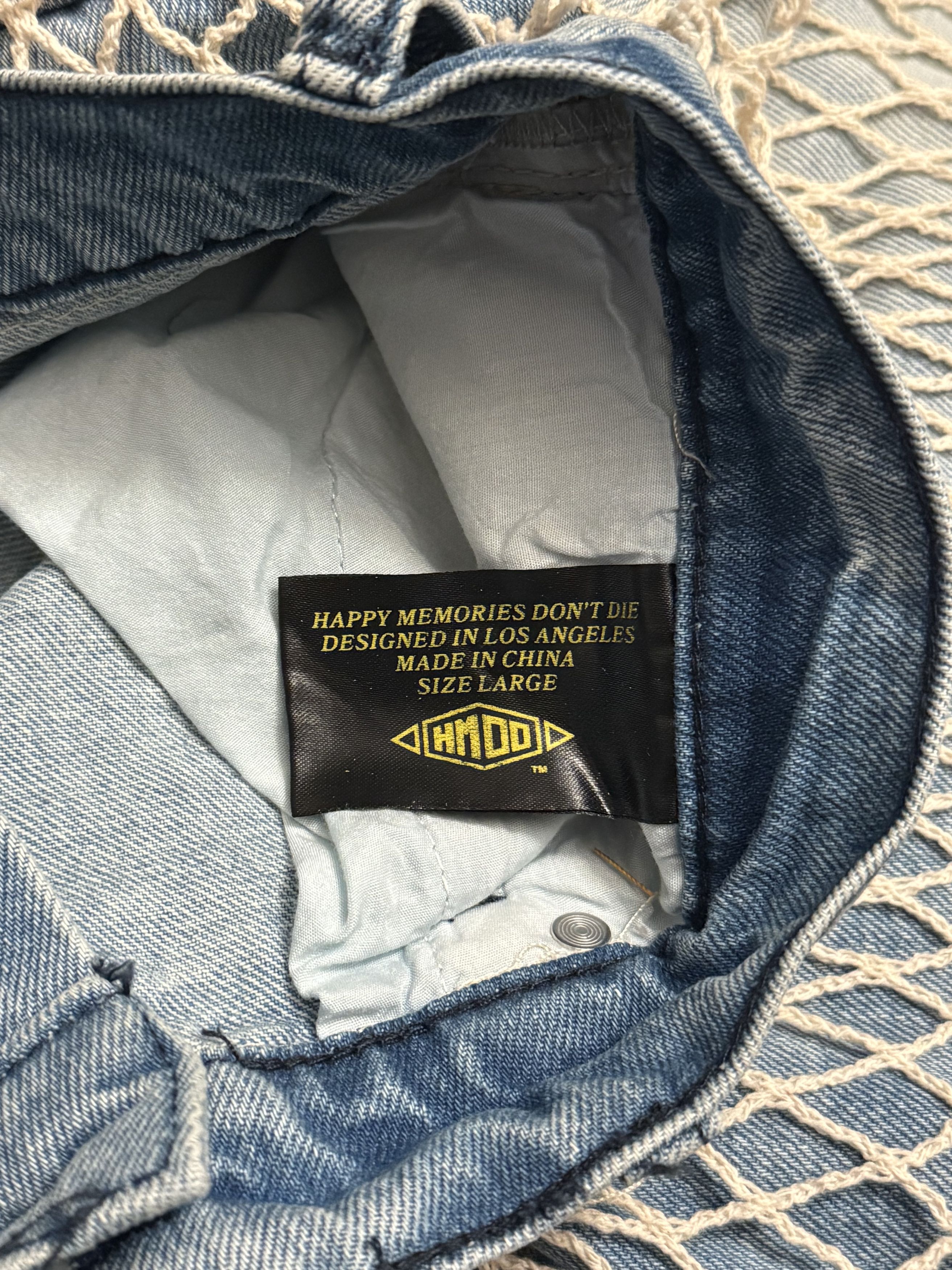 HMDD HMDD 'Fishnet' Denim Size US 36 / EU 52 - 3 Thumbnail