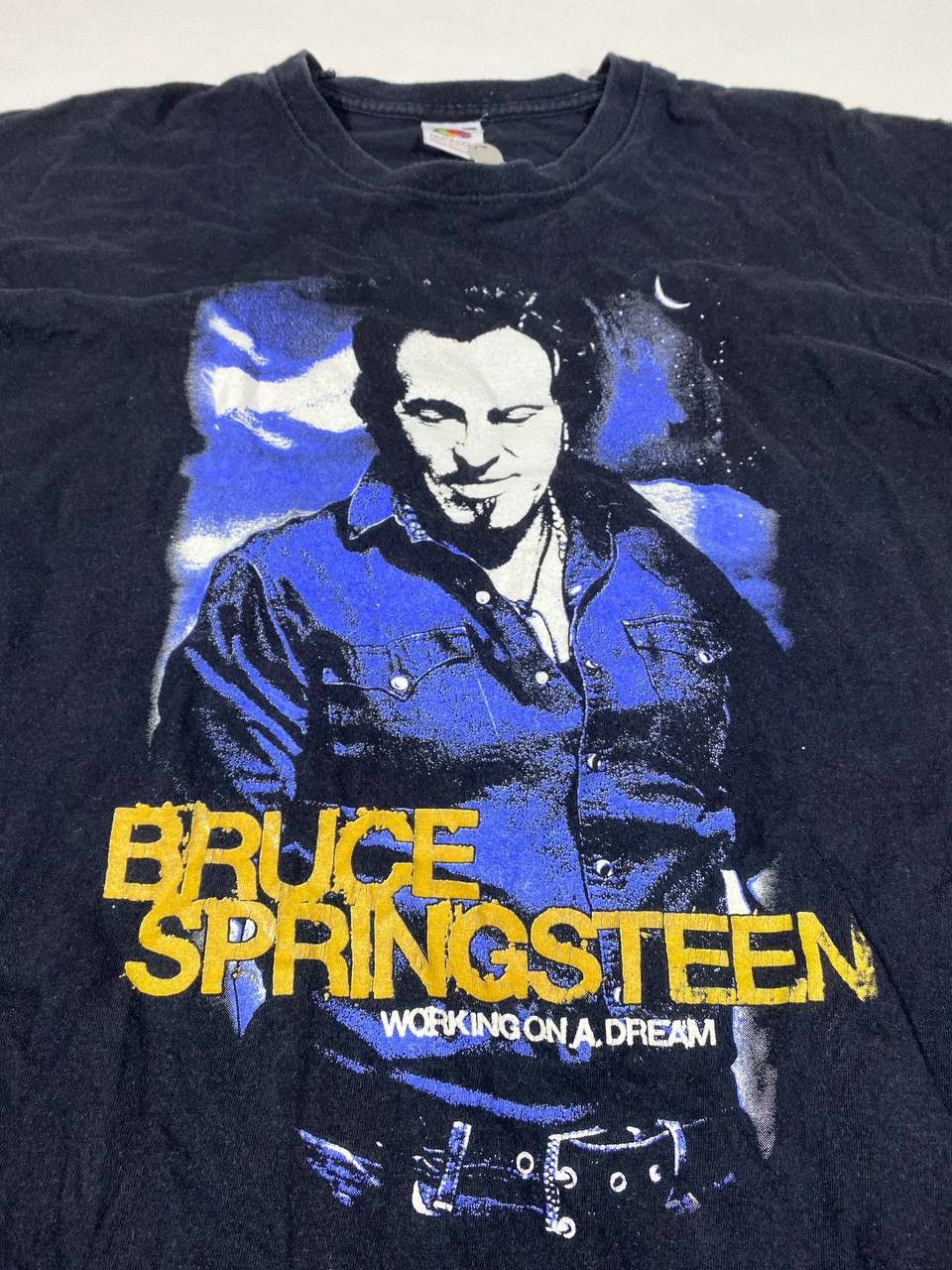 Band Tees Vintage Bruce Springsteen T Shirt Working On A Dream 2008 Size US XL / EU 56 / 4 - 2 Thumbnail