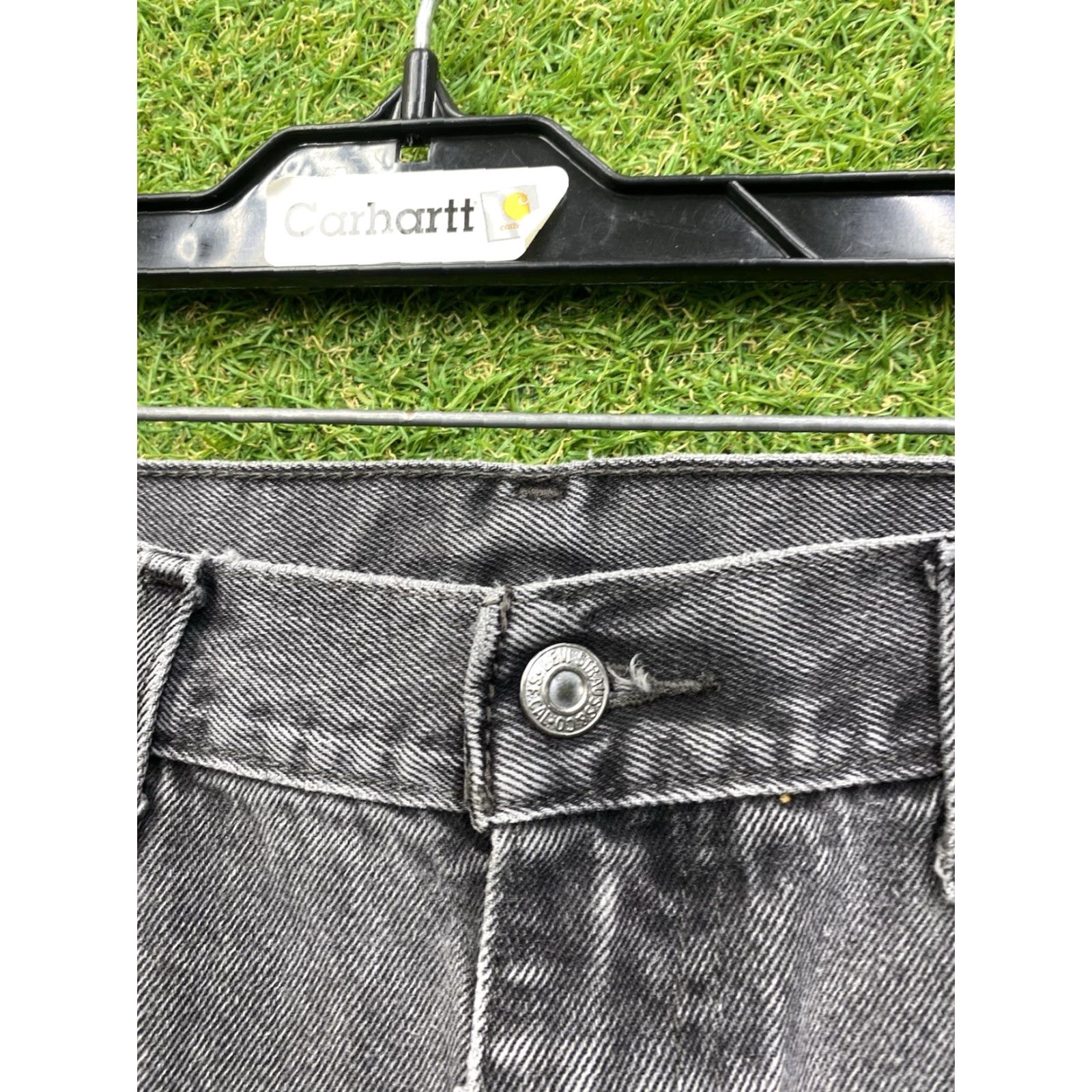 Levi's Levi's 505 Jeans Regular Mens 38x34 Black Denim Straight Leg 100% Cotton Y2K Vintage: No Size US 38 / EU 54 - 7 Thumbnail