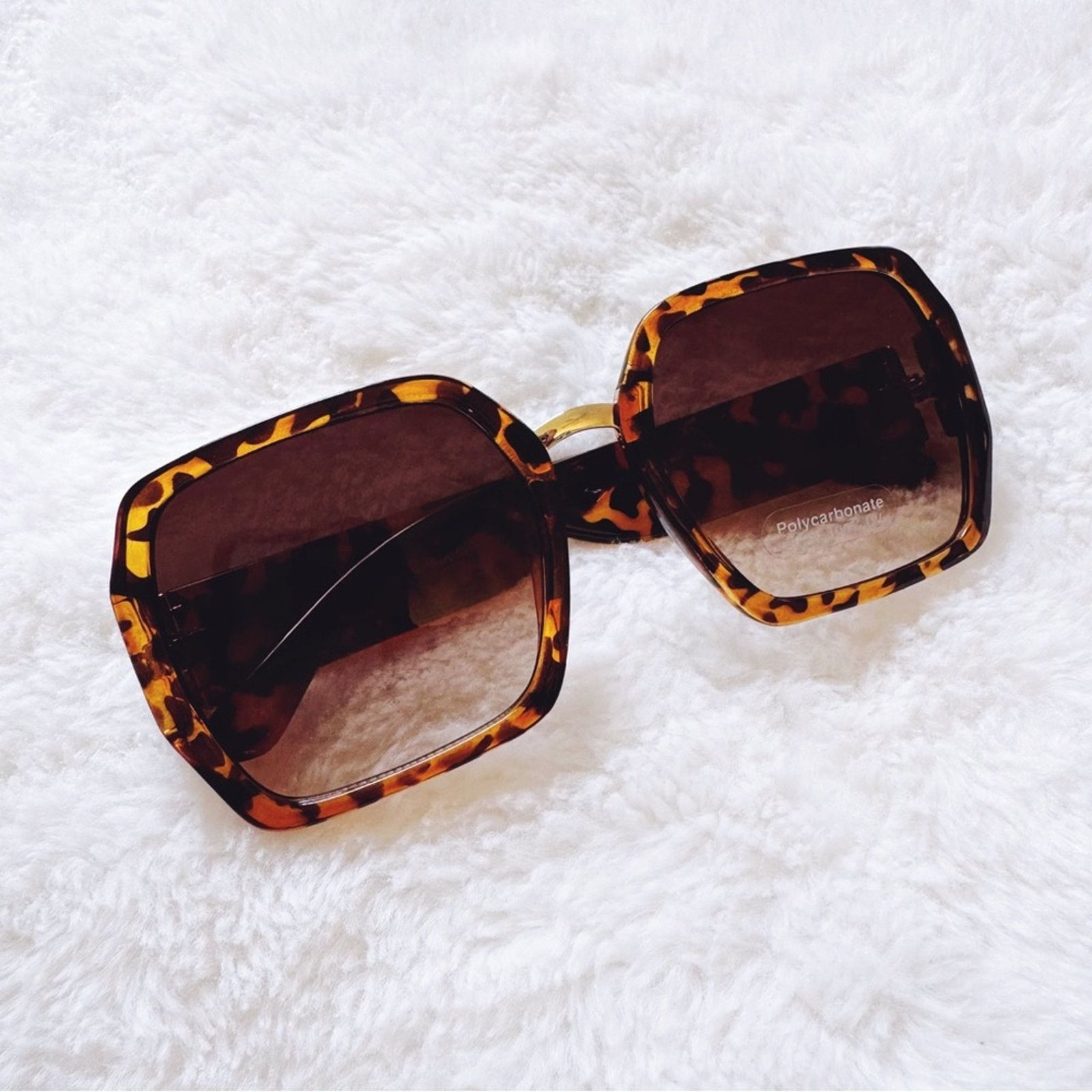 Other Layla Tortoise Brown Sleek Square Sunglasses Size ONE SIZE - 4 Thumbnail