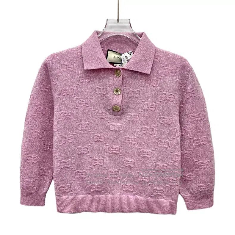 Gucci Gucci Pink logo jacquard full-print wool lapel single-brea Size XXS / US 00 / IT 34 - 1 Thumbnail