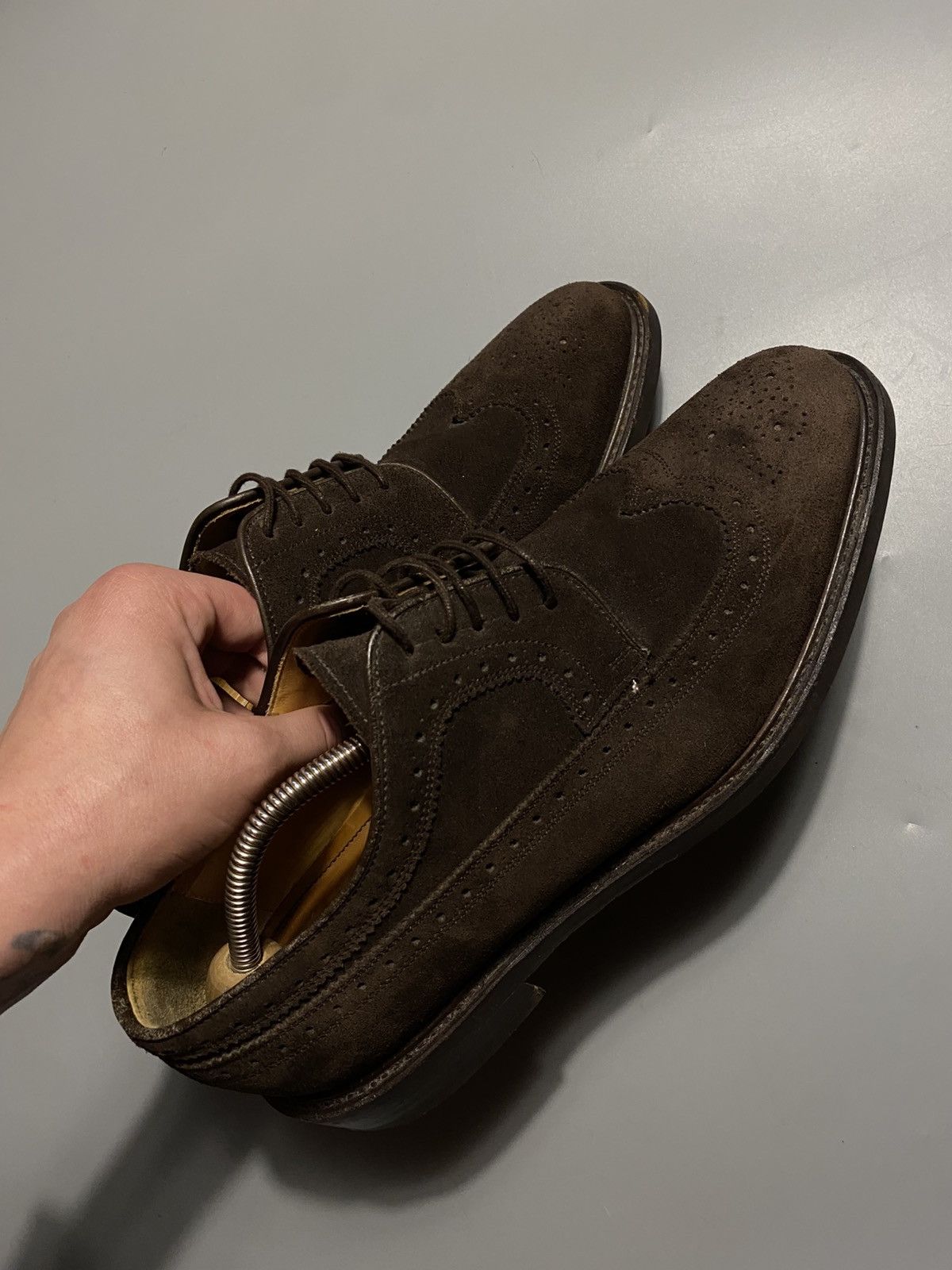 Sebago Sebago dark brown suede brogues shoes Size US 9 / EU 42 - 6 Thumbnail