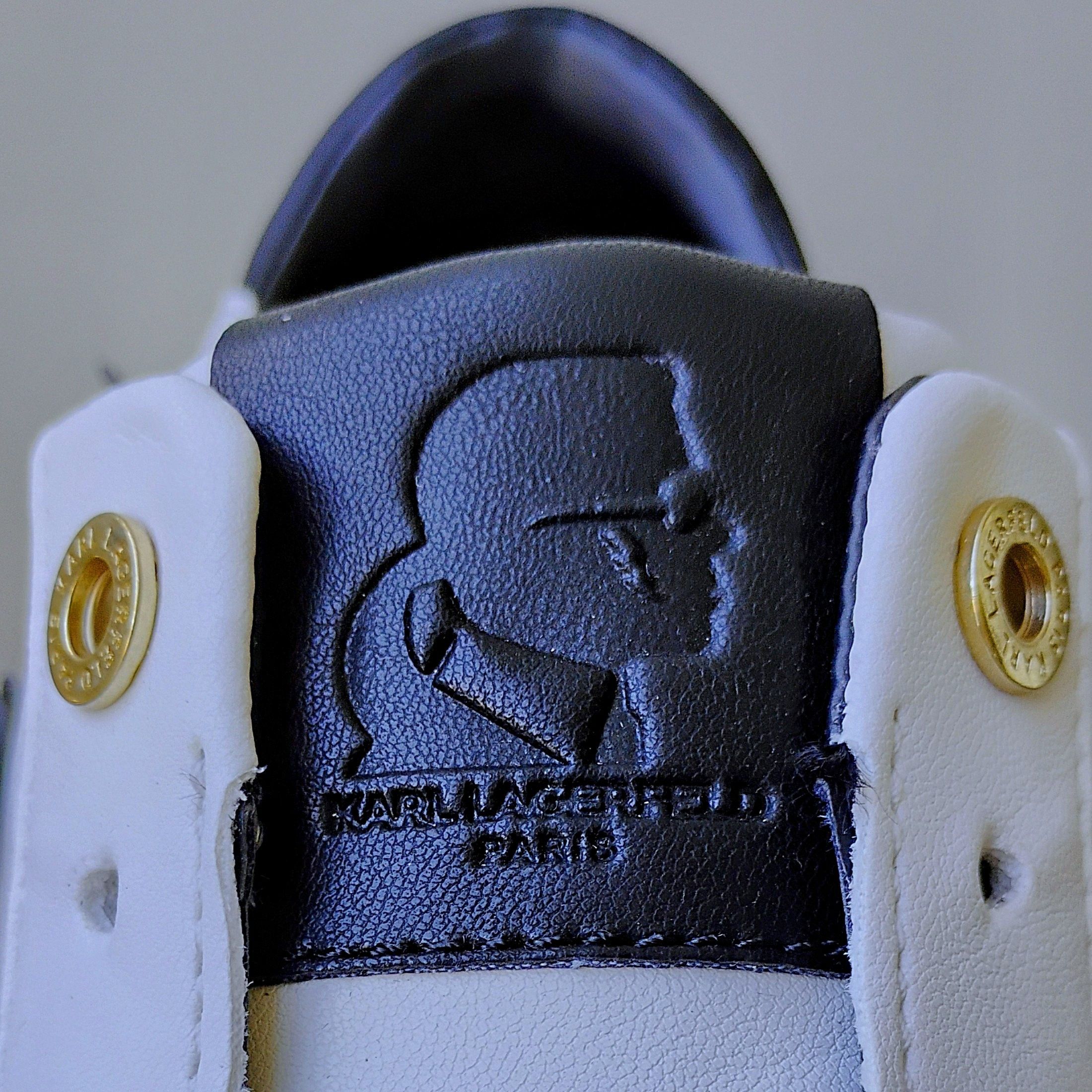 Karl Lagerfeld Karl Lagerfeld Paris Women's Flower Sneaker in Black/White Size US 9.5 / IT 39.5 - 11 Thumbnail