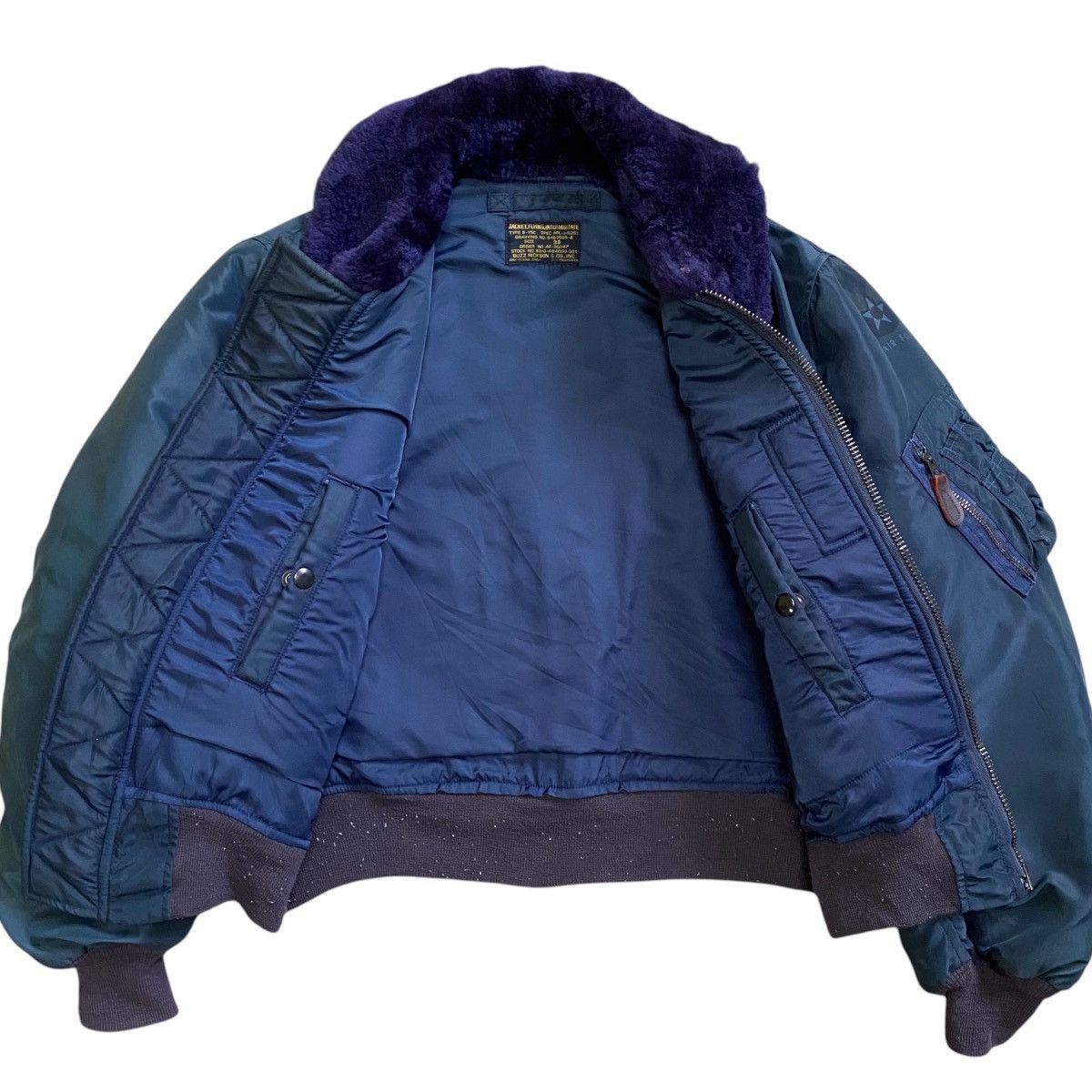 Buzz Rickson's 💥BUZZ RICKSONS L-2B USAF AVIATION RIOT BOMBER JACKET Size US M / EU 48-50 / 2 - 5 Thumbnail