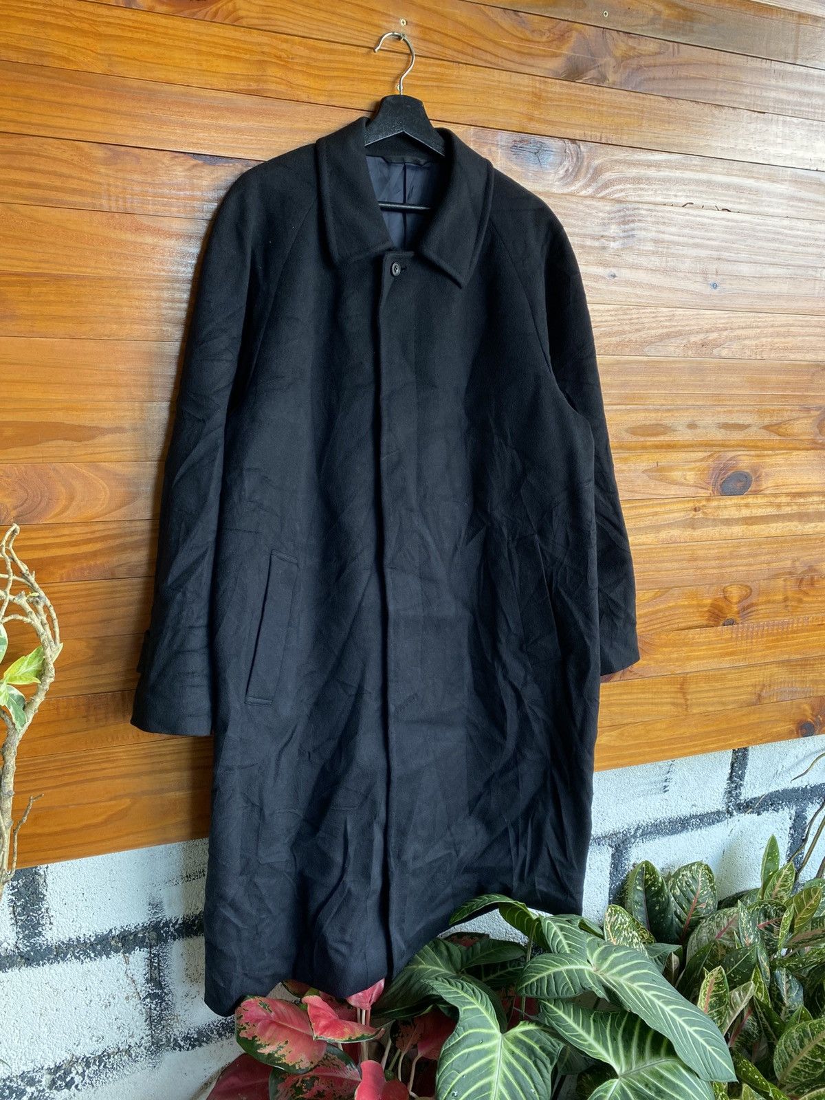 Japanese Brand MAGKAISER Pure Cashmere Long Coat Black Men’s Size 94 A6 Size US M / EU 48-50 / 2 - 5 Thumbnail