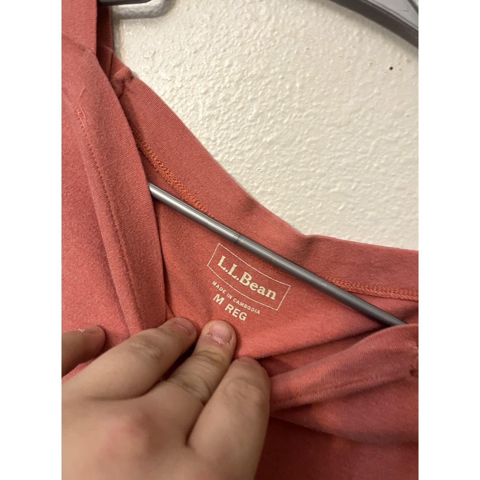Vintage VINTAGE LL Bean Square Boat Neck Shirt Womens M Pink Cotton Knit Regular Short Sleeve Thin Stretch Size M / US 6-8 / IT 42-44 - 2 Thumbnail