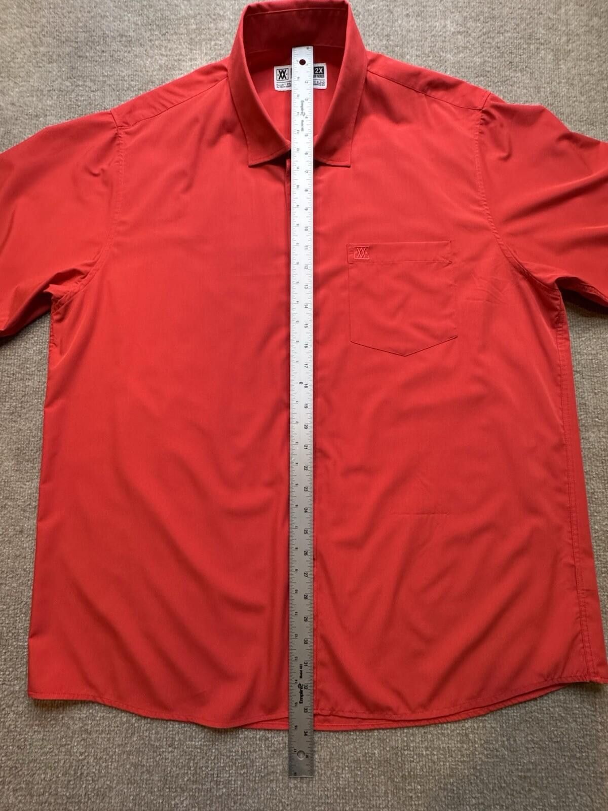 Other Dixxon Flannel Co Men's 2X Red SS Performance Bamboo Size US XXL / EU 58 / 5 - 7 Thumbnail
