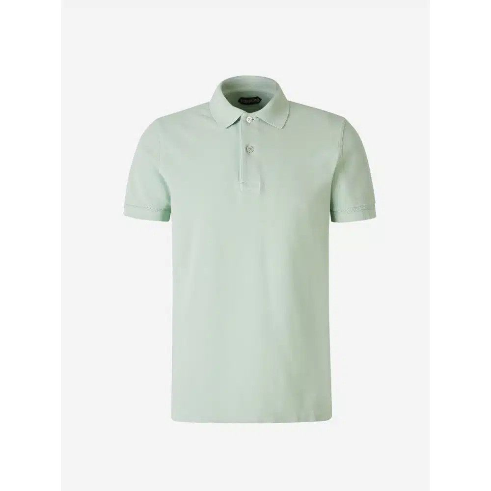 Tom Ford o1loc1c0125 JPS002 Polo Shirt in Verde Menta Size US M / EU 48-50 / 2 - 1 Preview