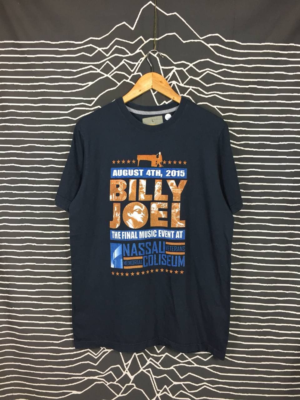 Band Tees Billy Joel Nassau Coliseum Final Concert Long Island NY Tee Size US L / EU 52-54 / 3 - 1 Thumbnail
