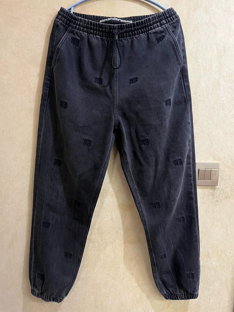 Alexander Wang Alexander Wang Logo Slim Drawstring Jeans- Size 30" / US 8 / IT 44 - 1 Thumbnail