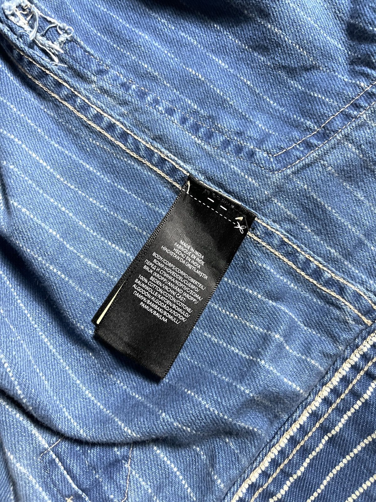 RRL Ralph Lauren RRL DOUBLE RL HUTCHINS ENGINEER DOT STIFFLE JACKET Size US XS / EU 42 / 0 - 14 Thumbnail
