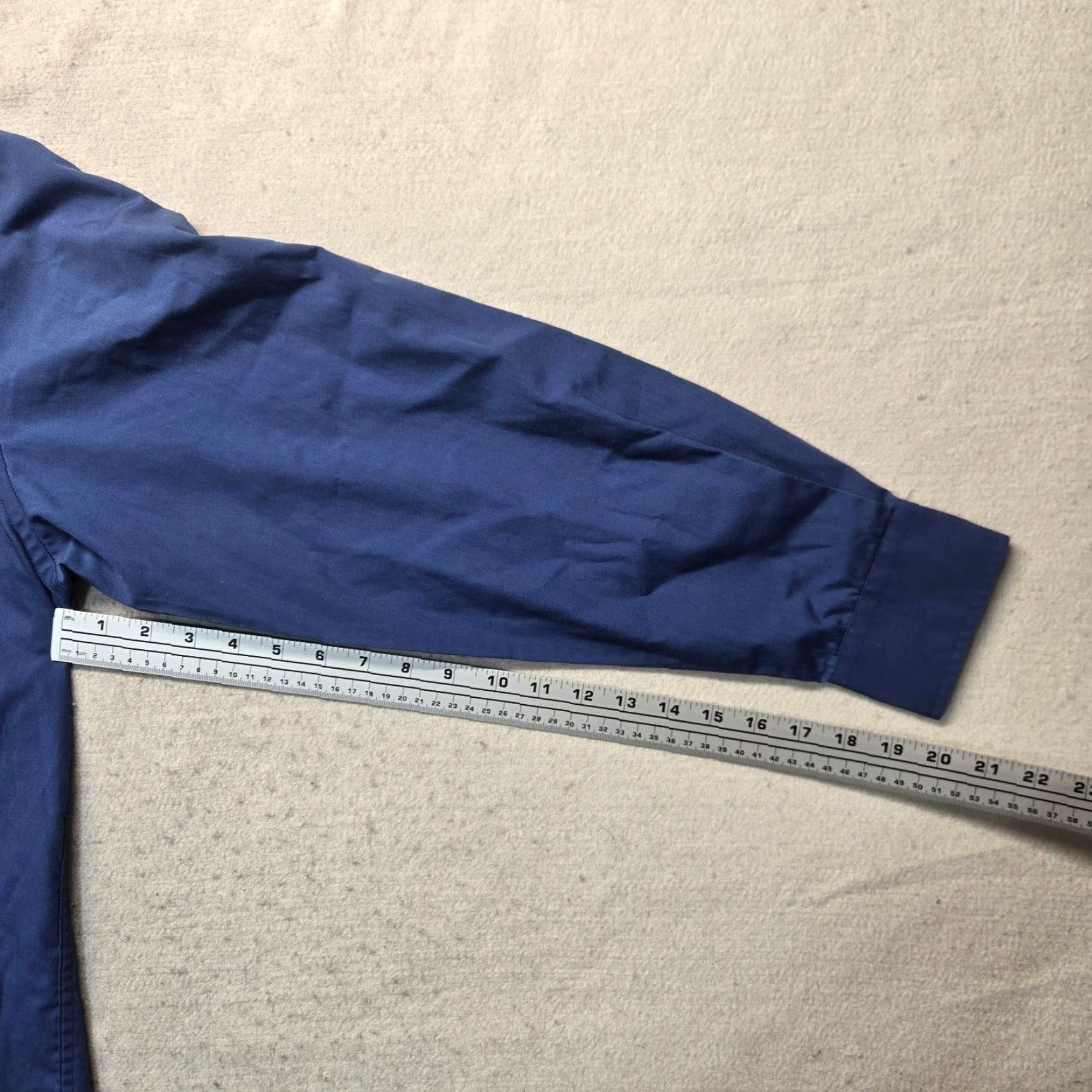 Vintage VINTAGE Meeting Street Shirt Men 16 Blue Long Sleeve Button-Up 16 34/35 Mens Size US L / EU 52-54 / 3 - 5 Thumbnail