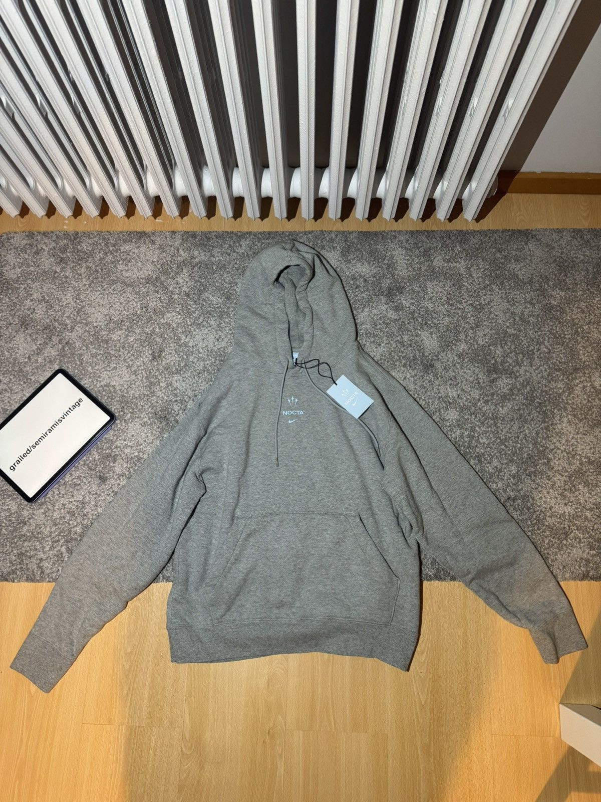 NOCTA × Nike Nike x Nocta Basketball Hoodie Dark Grey Heather Size US L / EU 52-54 / 3 - 1 Thumbnail