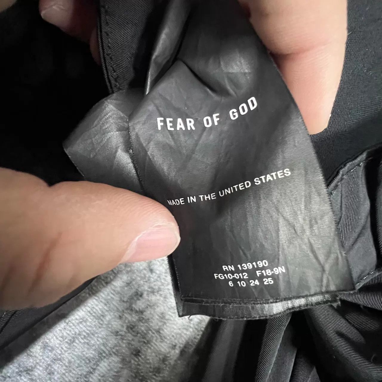 Fear of God Fear of God 6th Black Pants L Worn 1x Belt Missing Size US 34 / EU 50 - 4 Thumbnail
