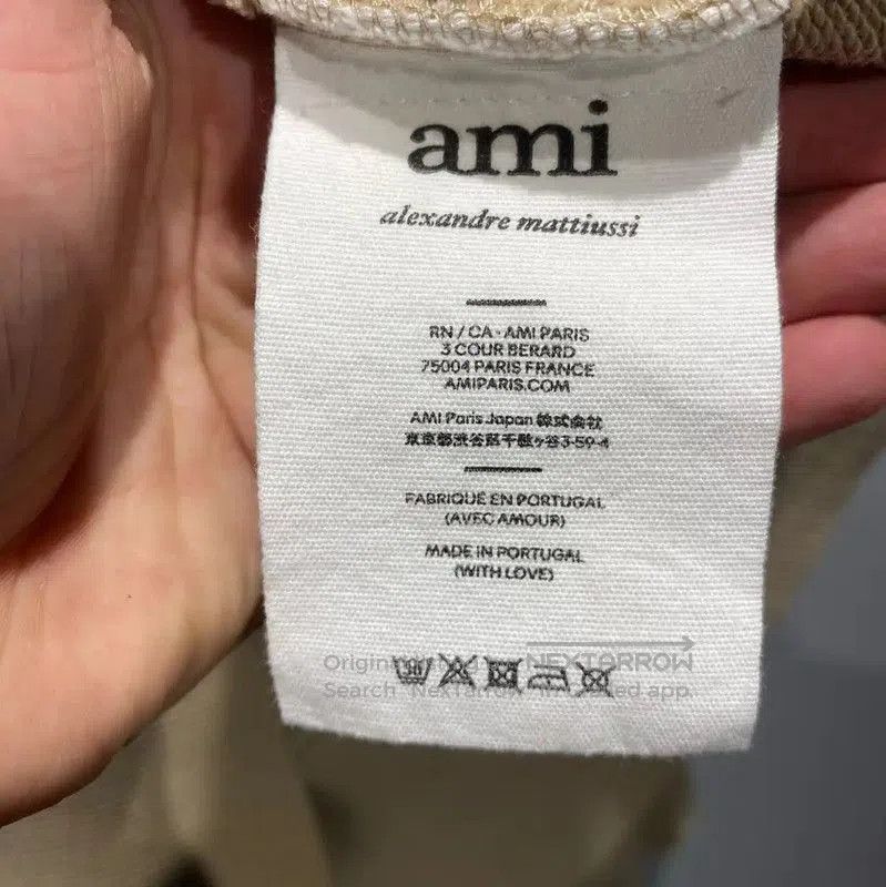 AMI AMI Beige Men's Sweatshirt . Size US L / EU 52-54 / 3 - 4 Thumbnail