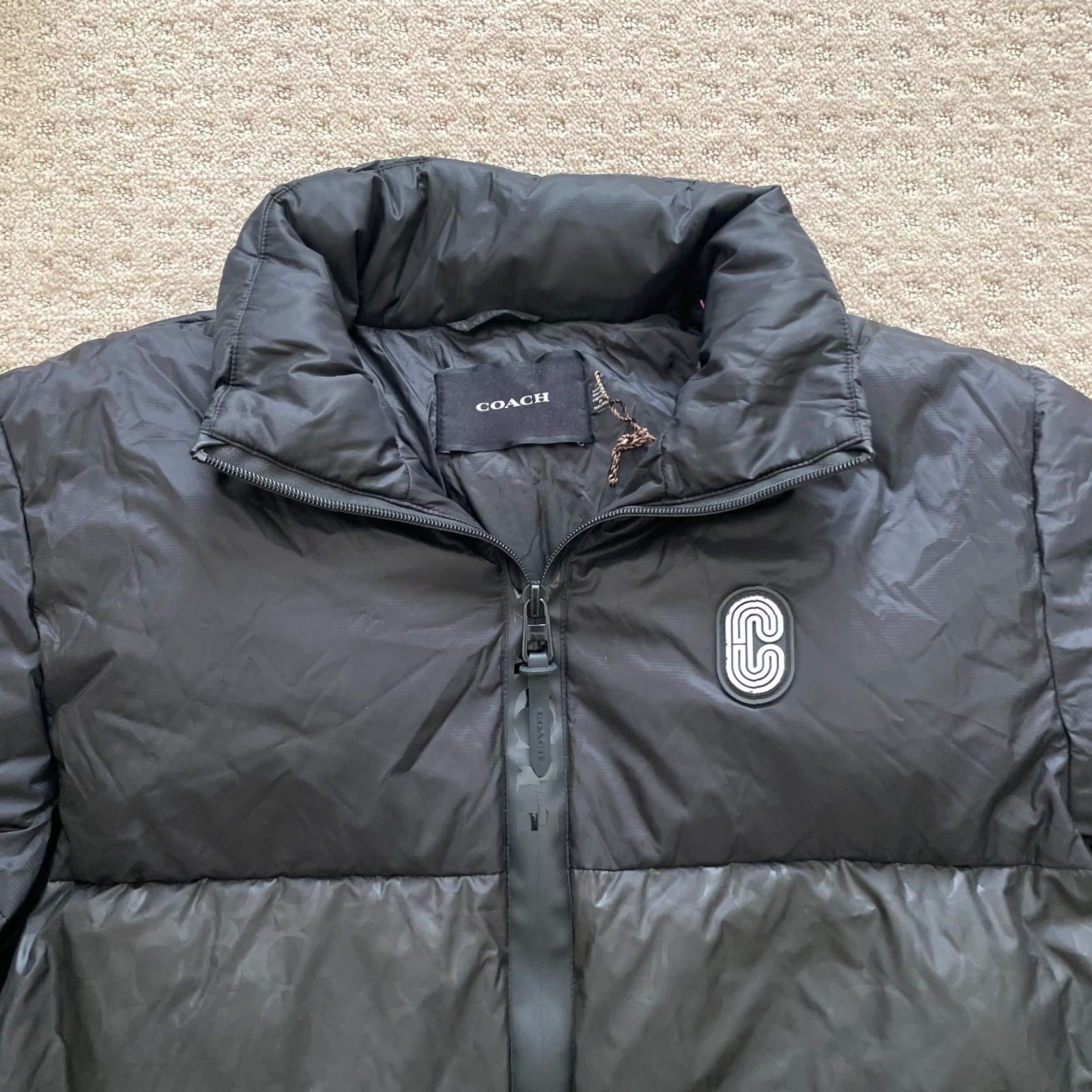 Coach Coach Monogram ColorBlock Puffer Down Jacket Men 2XL Black Designer NWOT Jacket Mens Size US XXL / EU 58 / 5 - 2 Thumbnail