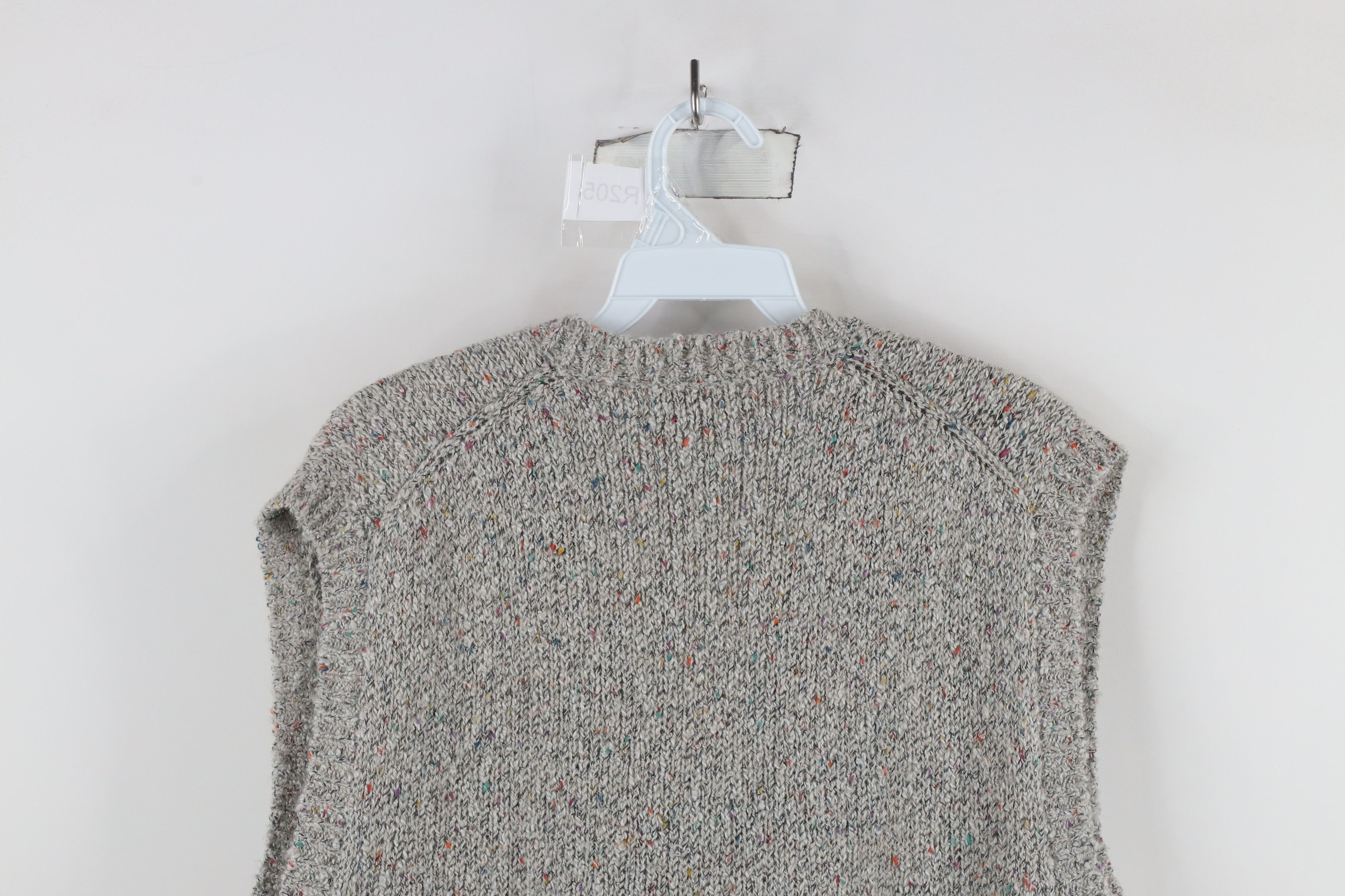 Vintage Vintage 70s Streetwear Knit Rainbow Fleck Sweater Vest Size US XL / EU 56 / 4 - 6 Thumbnail
