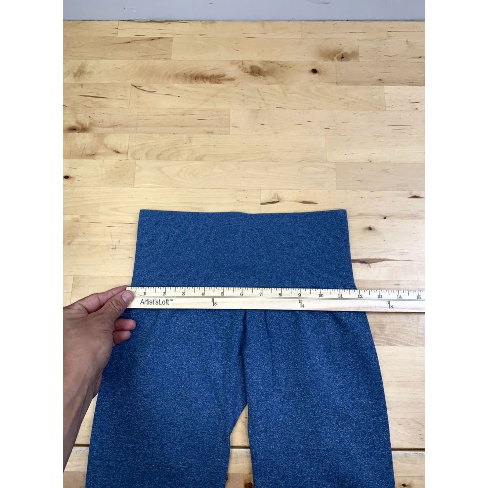 Vintage NVGTN Leggings Women XS Blue Activewear Gym Training Bodybuilding 13242 Size 26" / US 2 / IT 38 - 2 Thumbnail