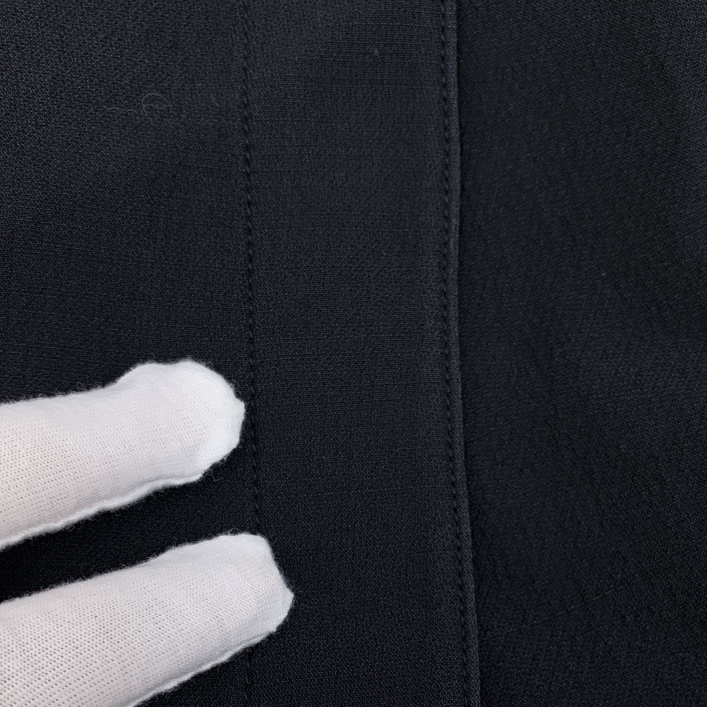 Dior Dior Dress Side Button Cotton Black (Size 34) Size XXS / US 00 / IT 34 - 3 Thumbnail