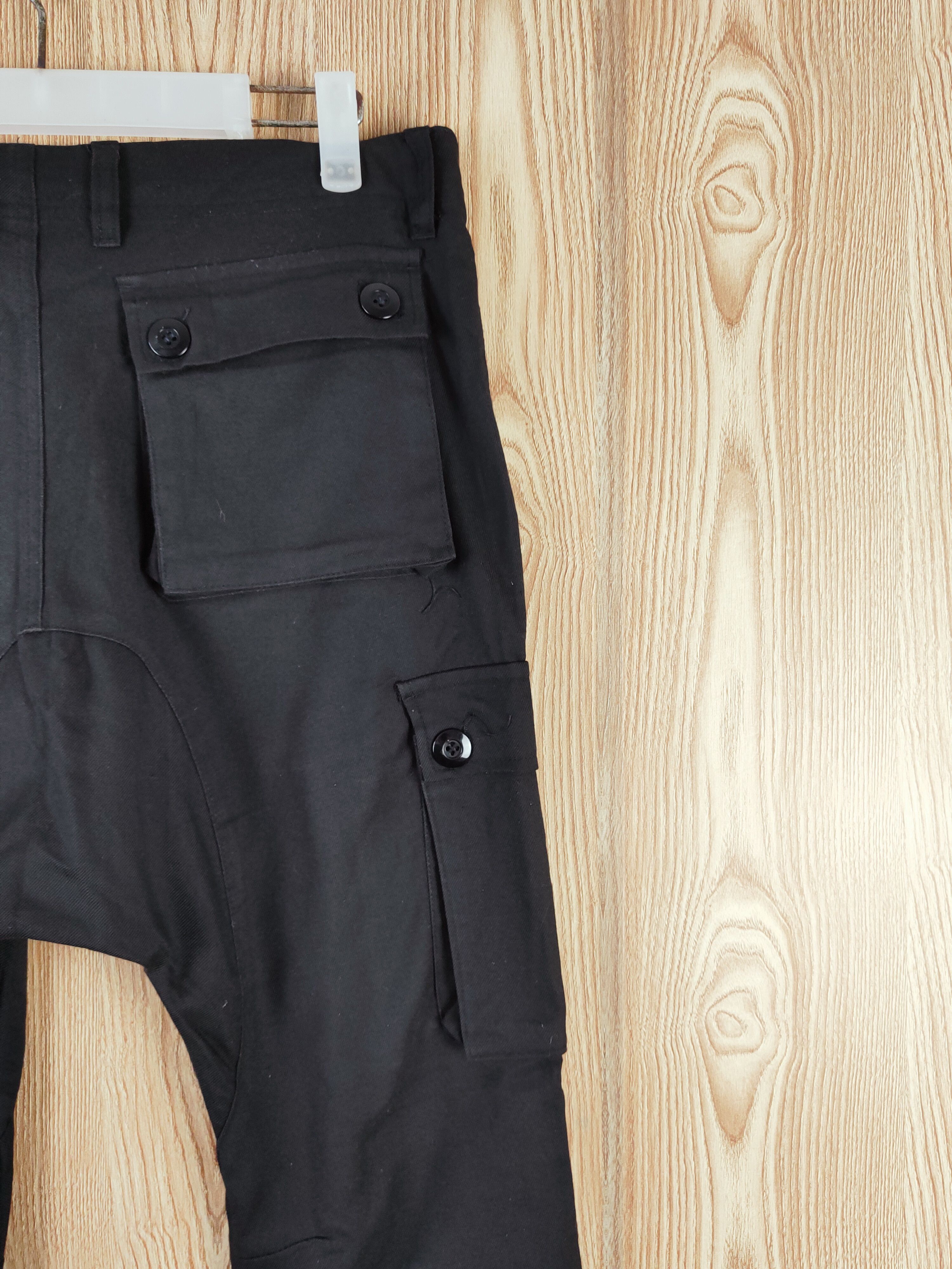 Japanese Brand DL Suggestion Black Multipocket Tactical Cargo Pants #W374 Size US 32 / EU 48 - 10 Thumbnail
