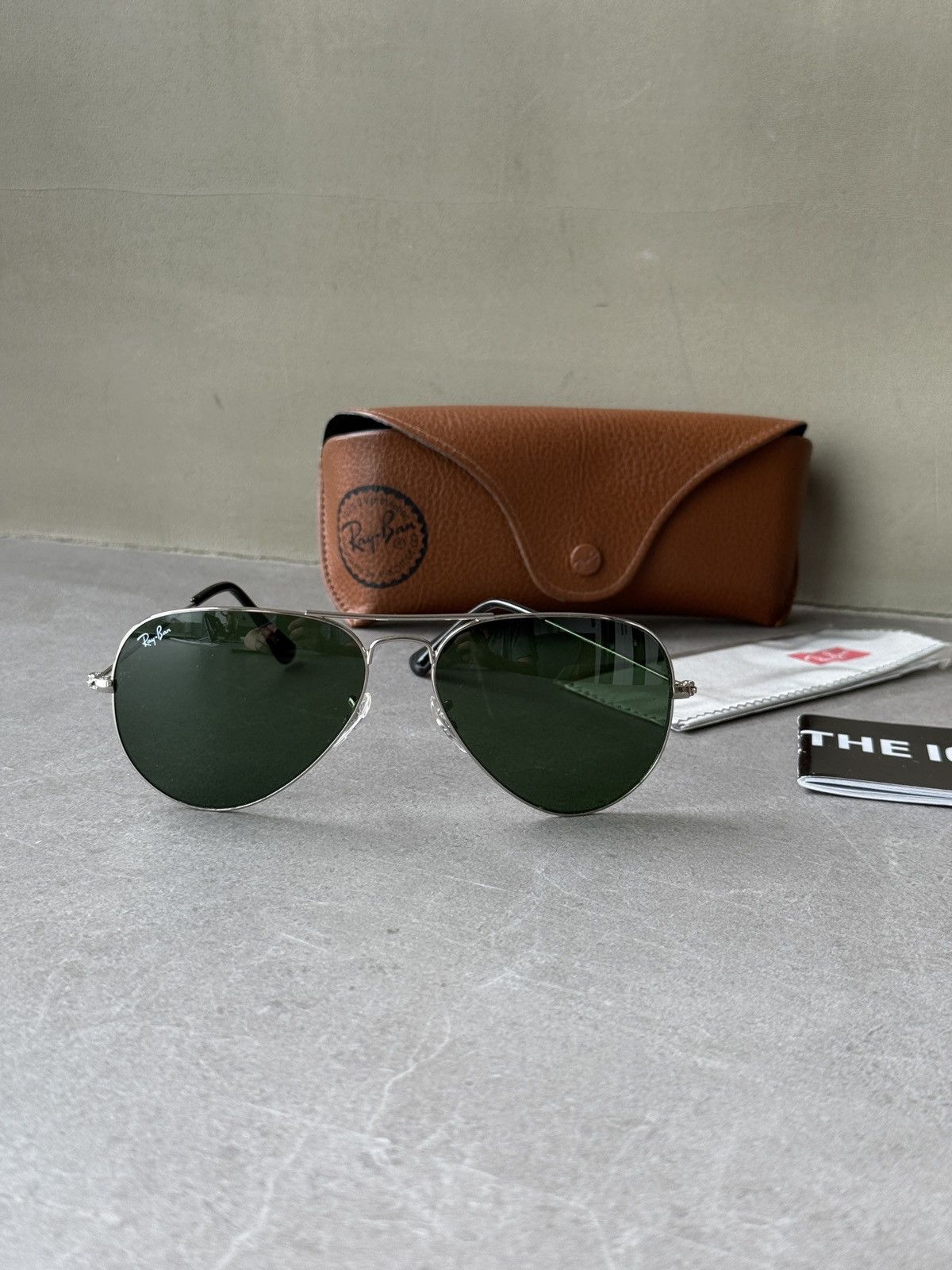 Ray Ban Classic Icons Aviator Top Gun Sunglass Made in ITALY
