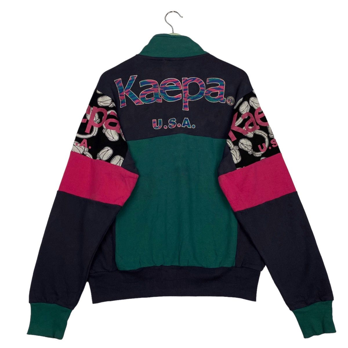 Vintage Vintage Kaepa Sweater Full Zip Half Print On The Back Size L Size US L / EU 52-54 / 3 - 4 Thumbnail