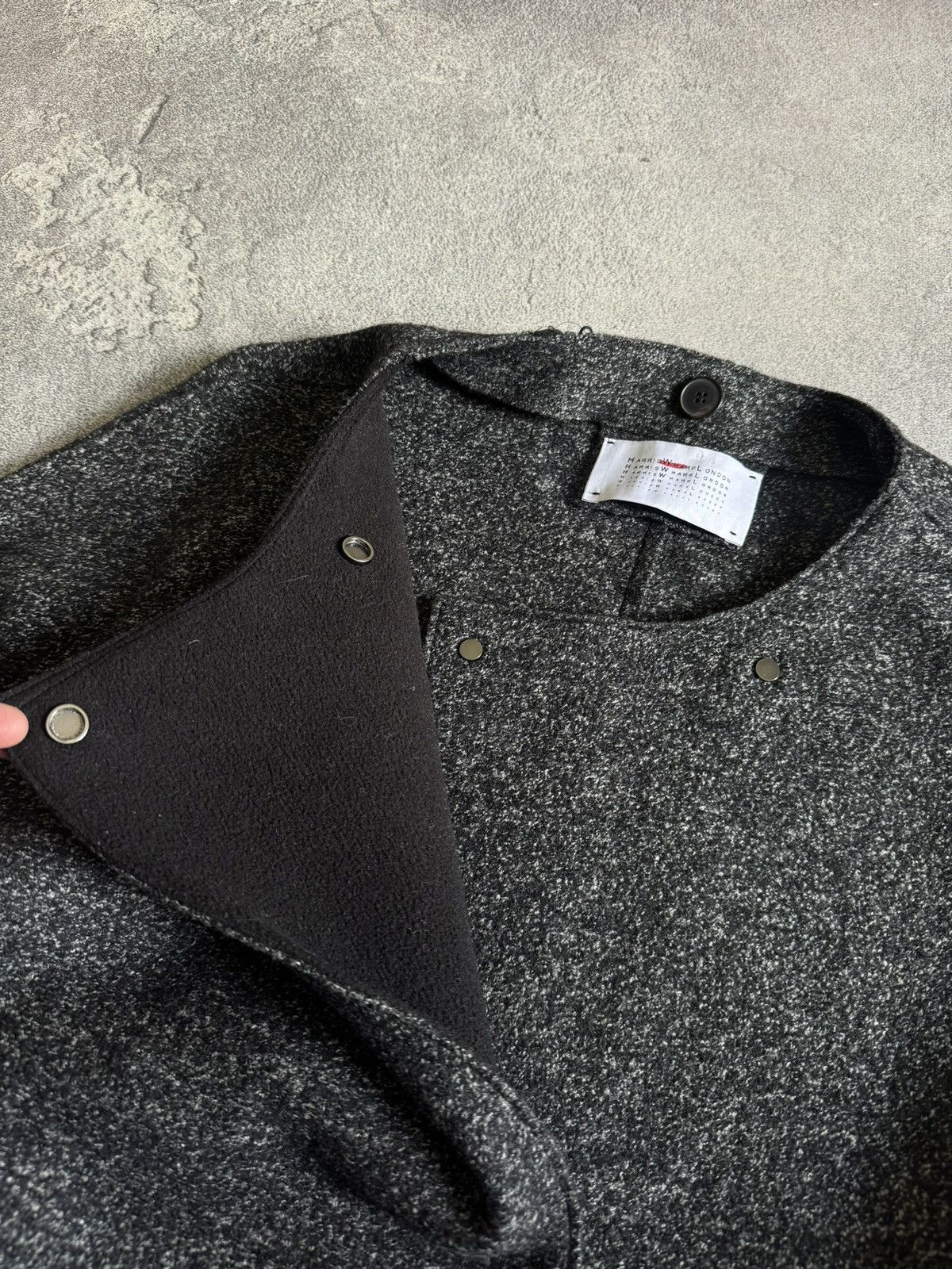 Harris Wharf London Harris Wharf London S/size Virgin Wool coat 🧥 jacket casual Size S / US 4 / IT 40 - 6 Thumbnail