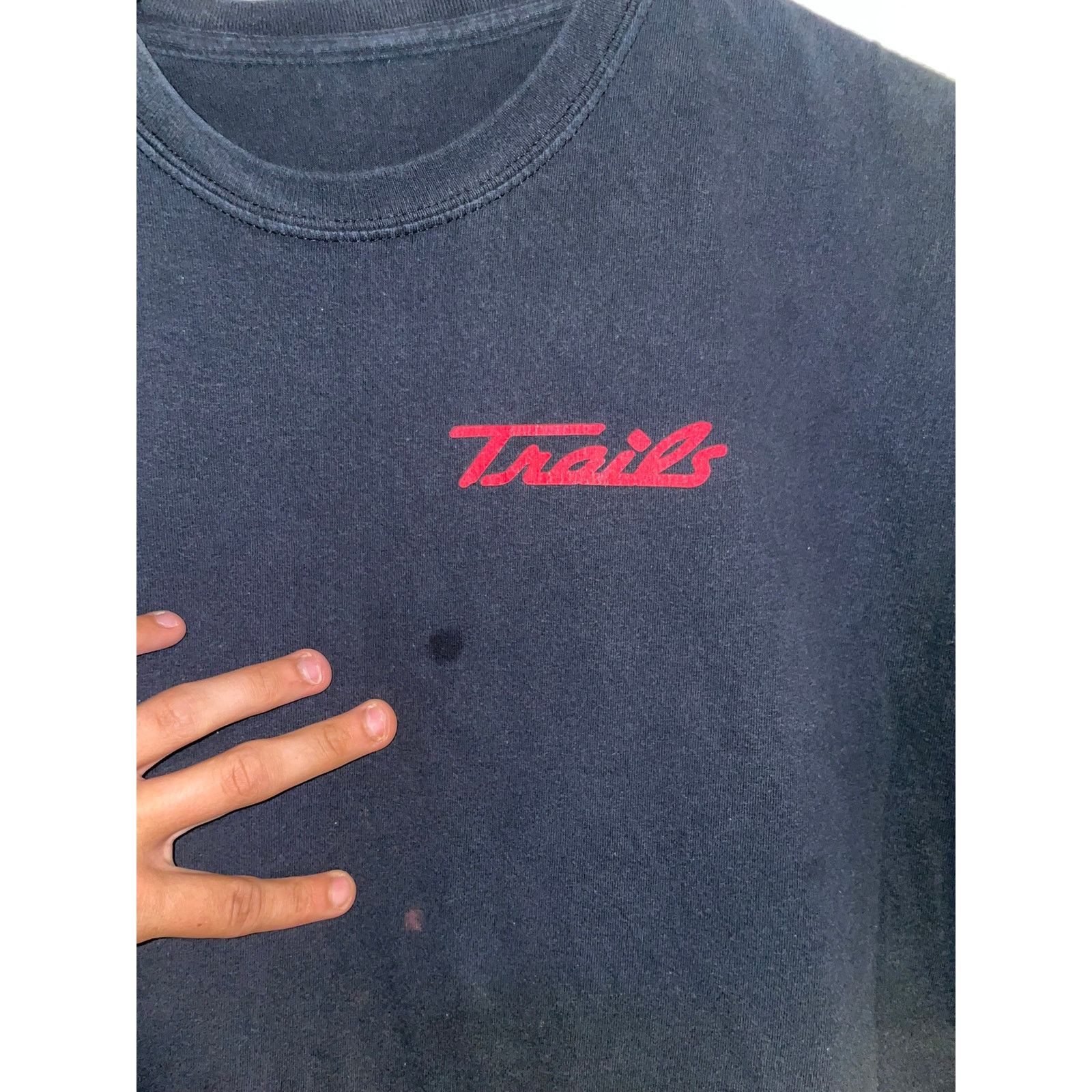 Vintage Vintage Trails Shirt Jester Logo Clown Evil Skull Tee XL 90s Size US XL / EU 56 / 4 - 3 Thumbnail