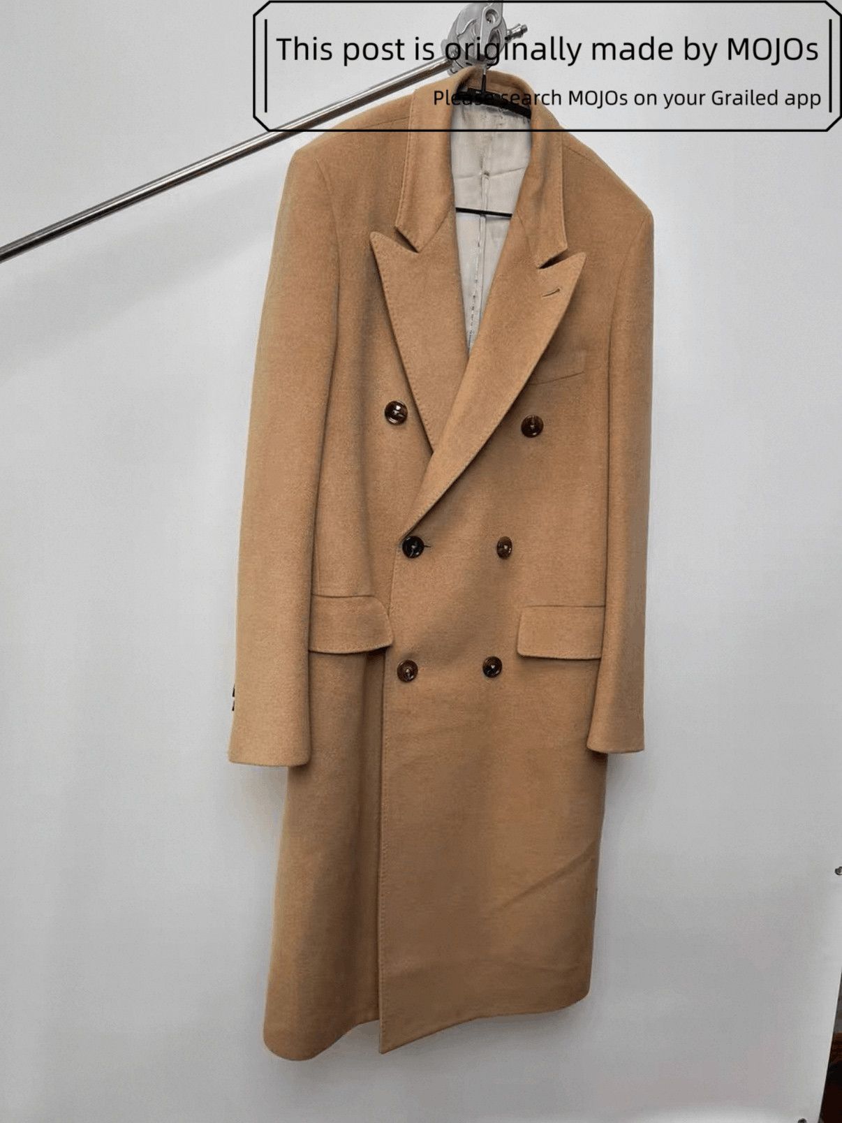 Maison Margiela Maison Margiela 12AW Replica Camel Hear Double Breasted Coat Size US L / EU 52-54 / 3 - 2 Thumbnail