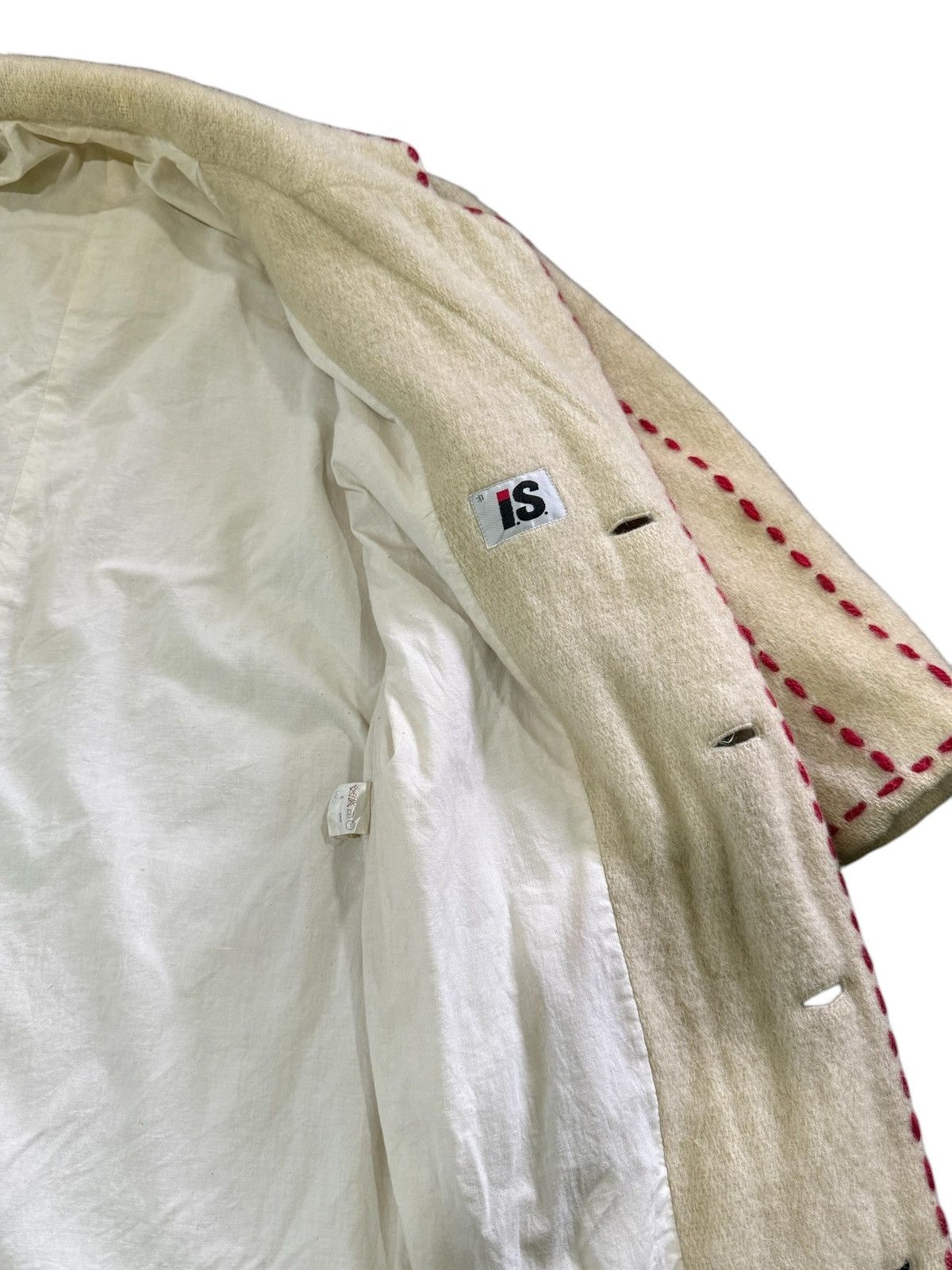 Issey Miyake RARE VINTAGE I.S ISSEY MIYAKE WOOL SHASHIKO LONG JACKET Size US XL / EU 56 / 4 - 16 Thumbnail